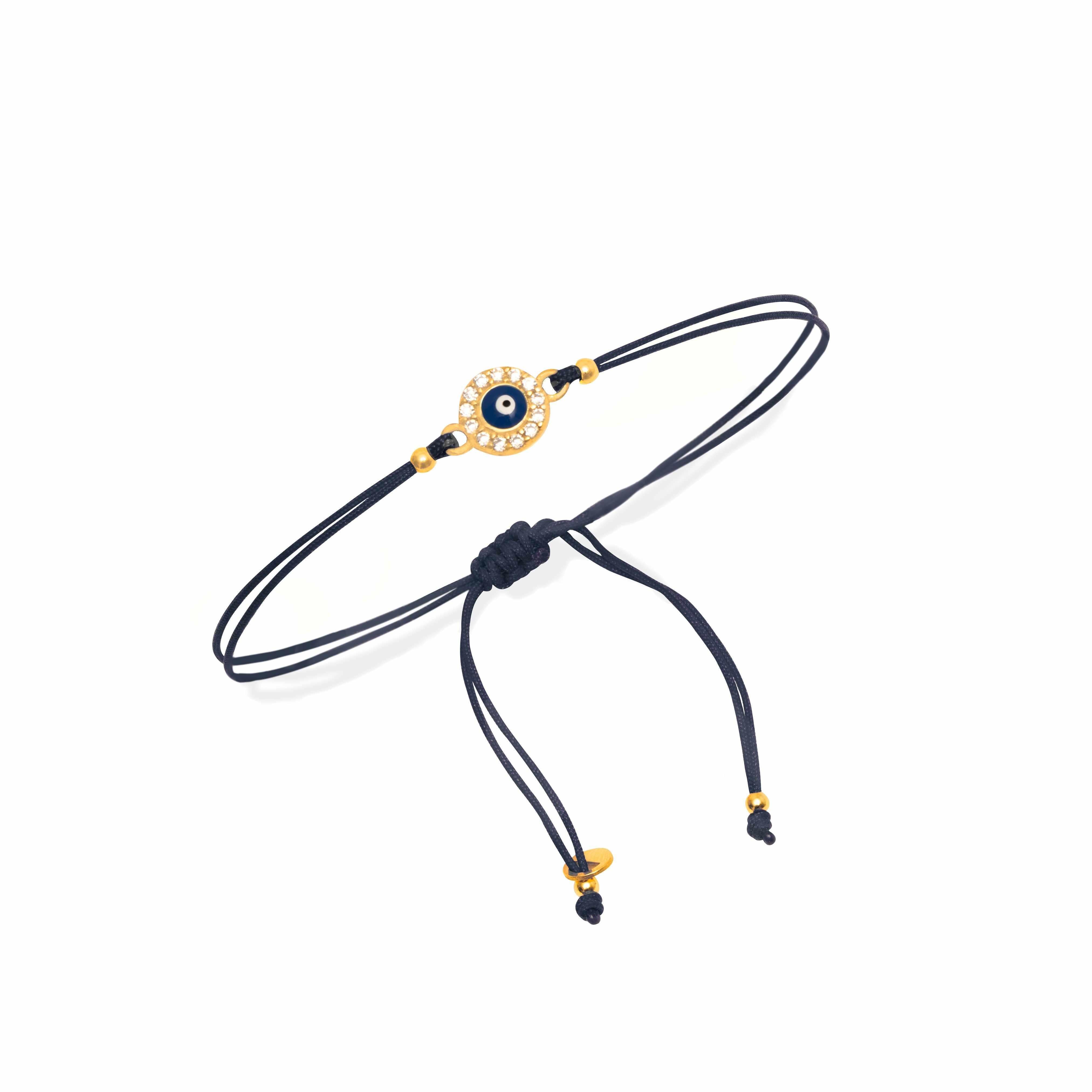 Thread Enamel Lopa Evil Eye Bracelet - Jewellery | Mezi | MEZI