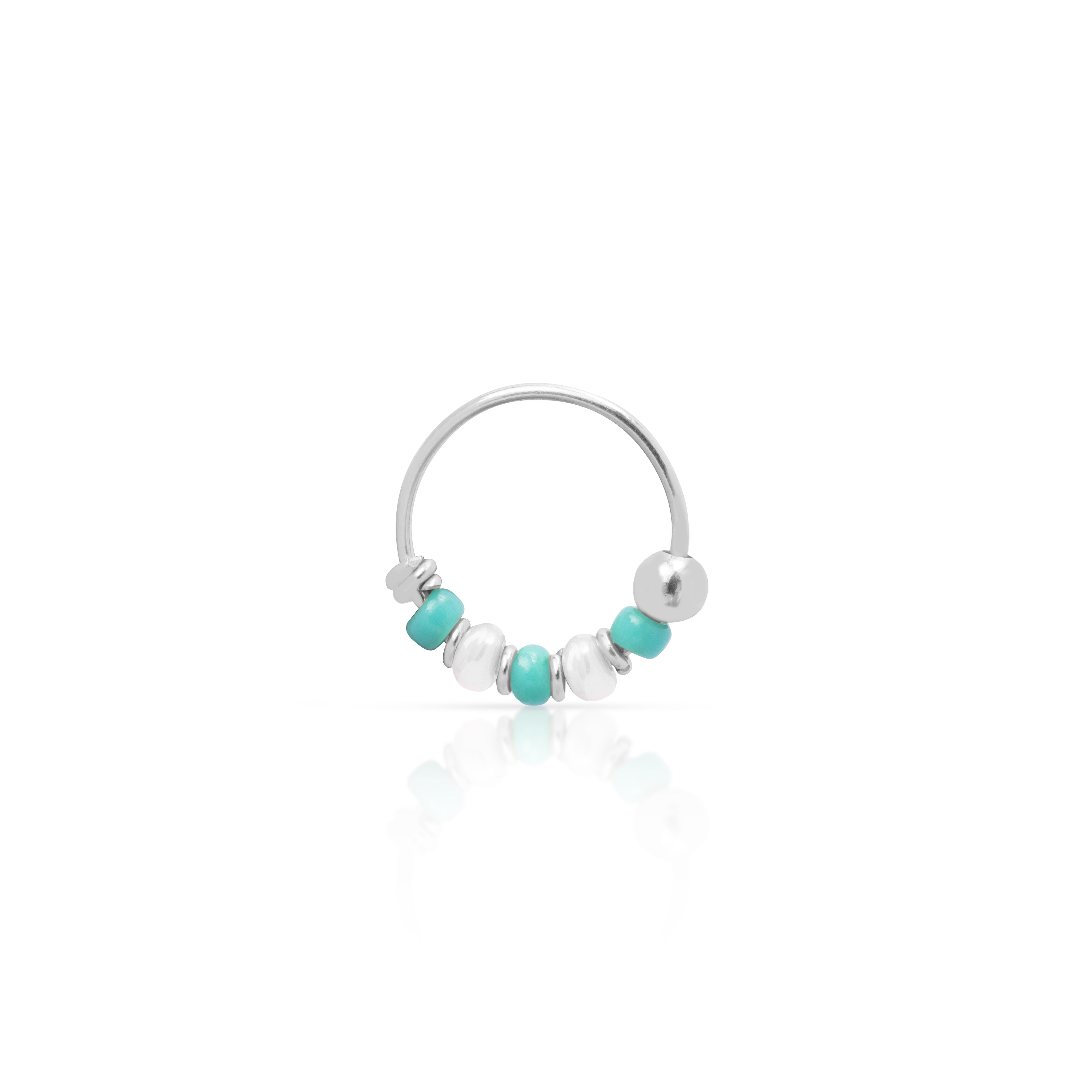 Lily silver large sleeper earring | MEZI