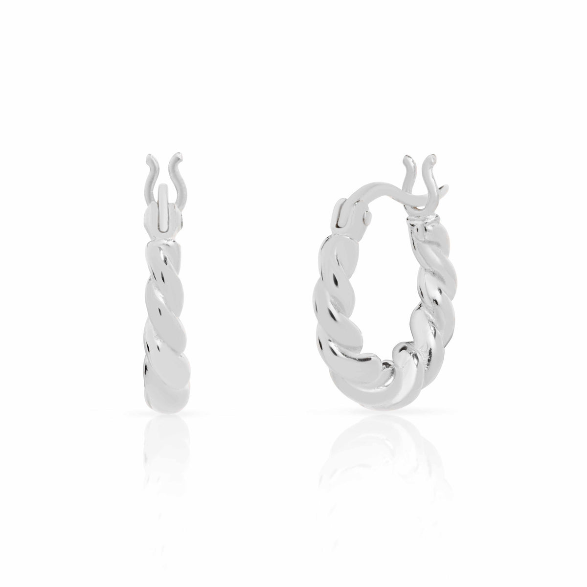 Pixie twist hoop earring