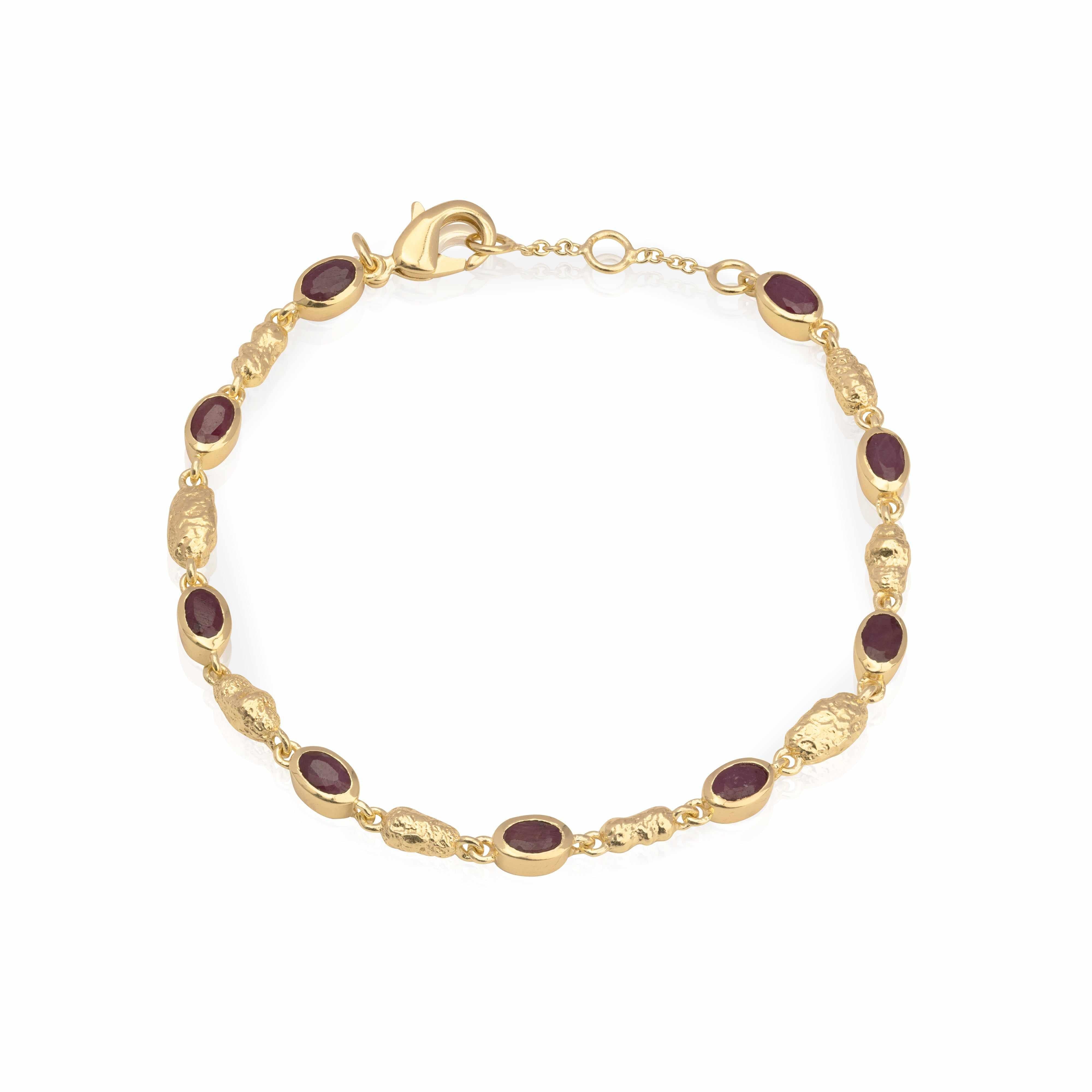 Azhar natural precious stone bracelet