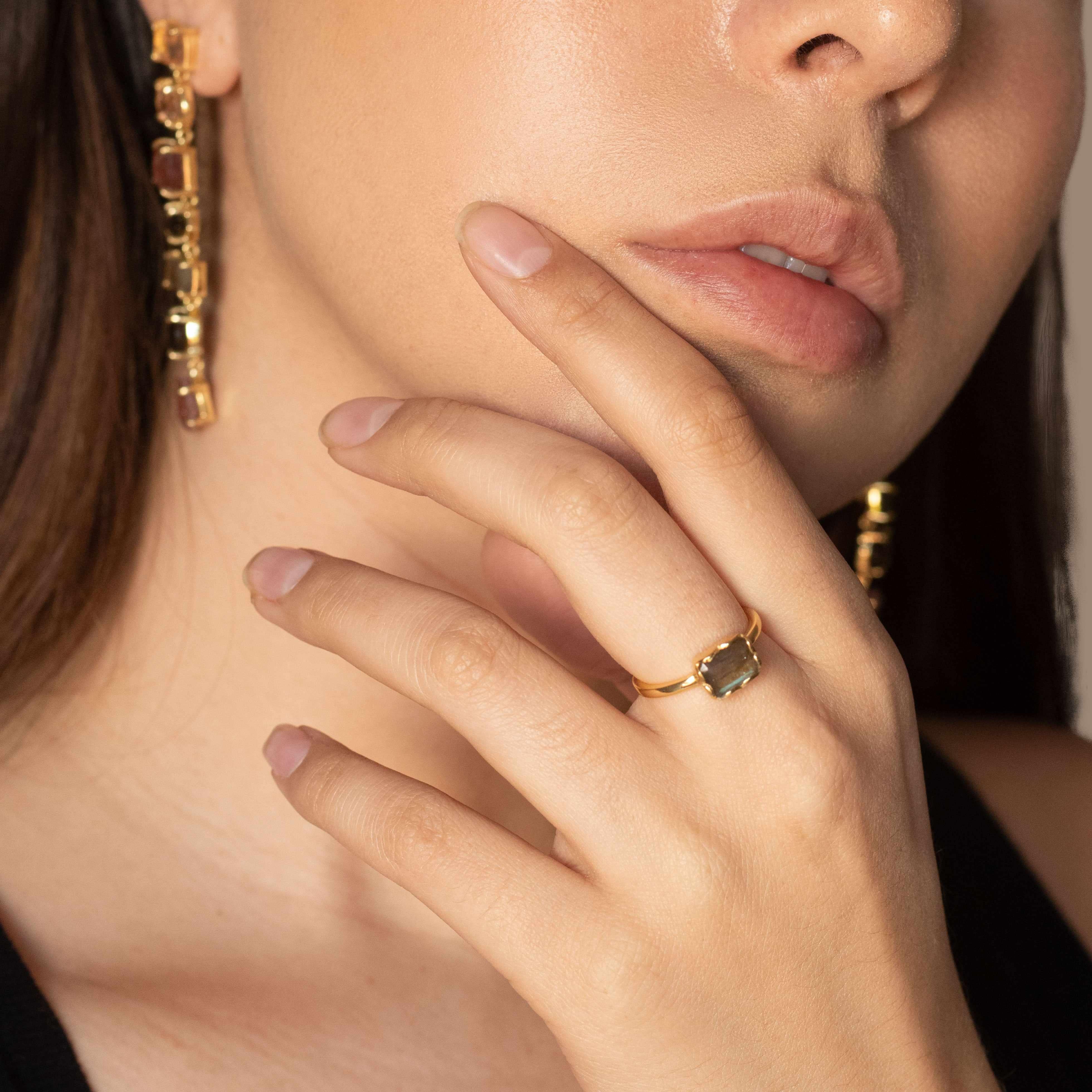 Pravo Natural Precious Stone Rings | MEZI