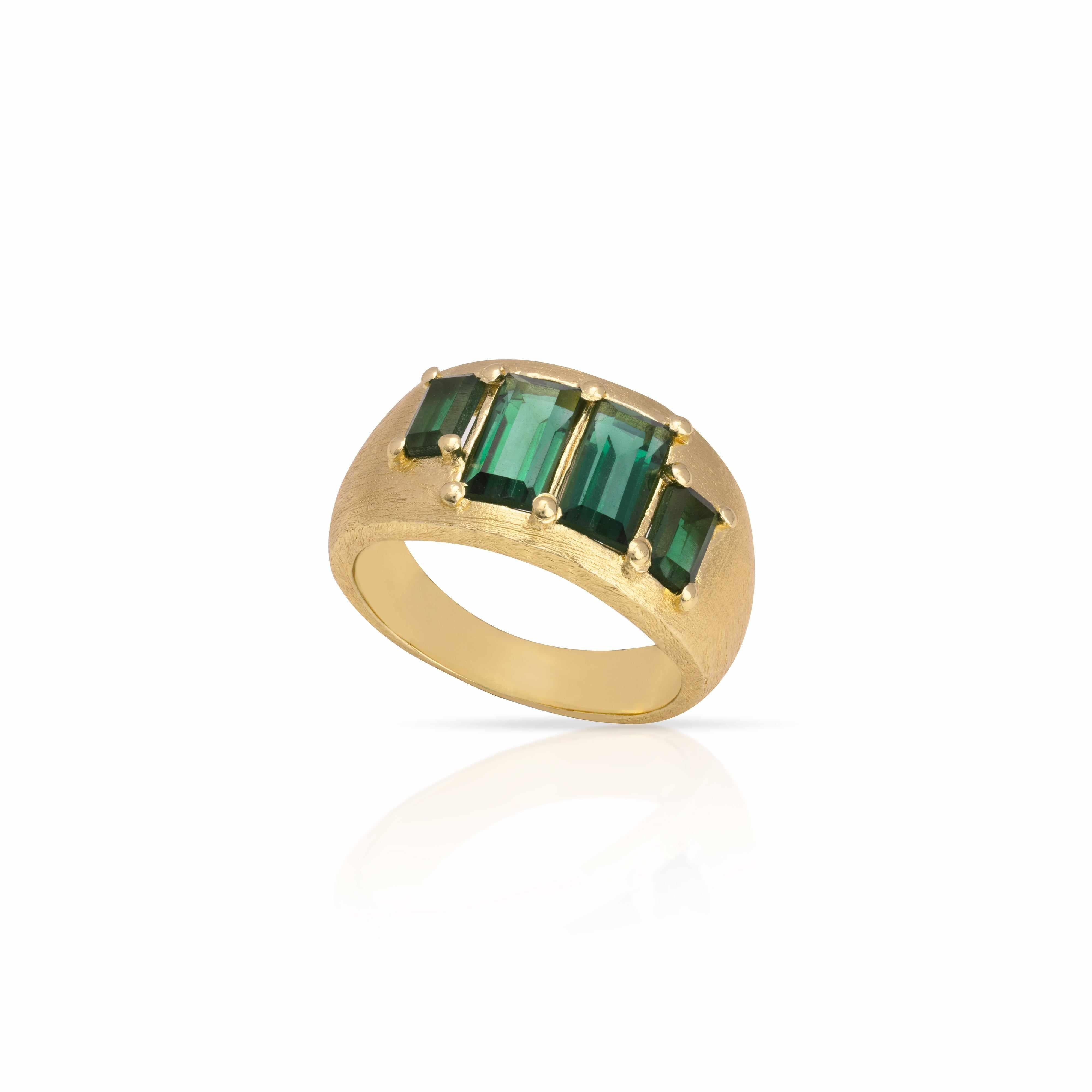 Gold Sirine precious stone ring - Jewellery | Mezi | MEZI
