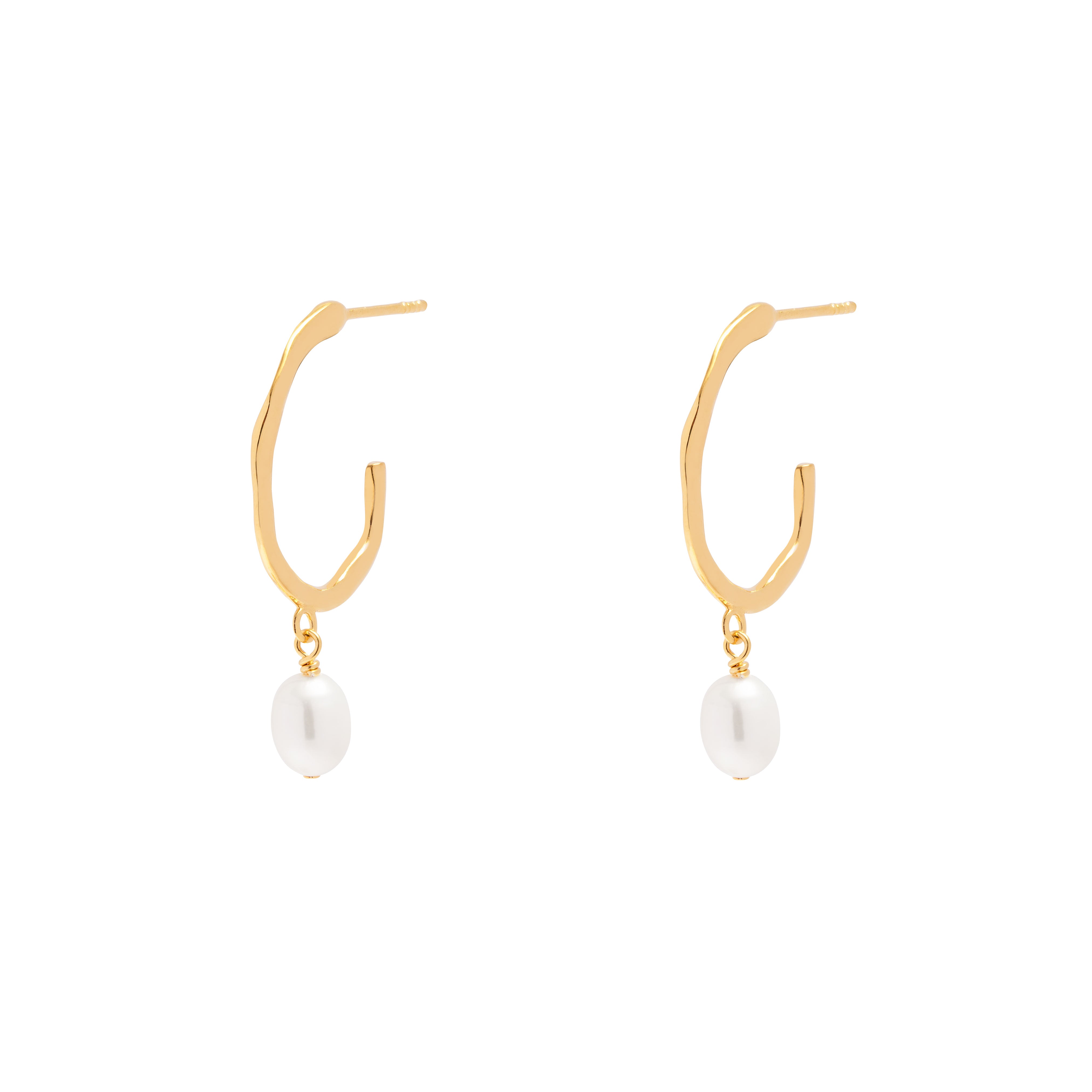 Seda freshwater hoop earrings | MEZI