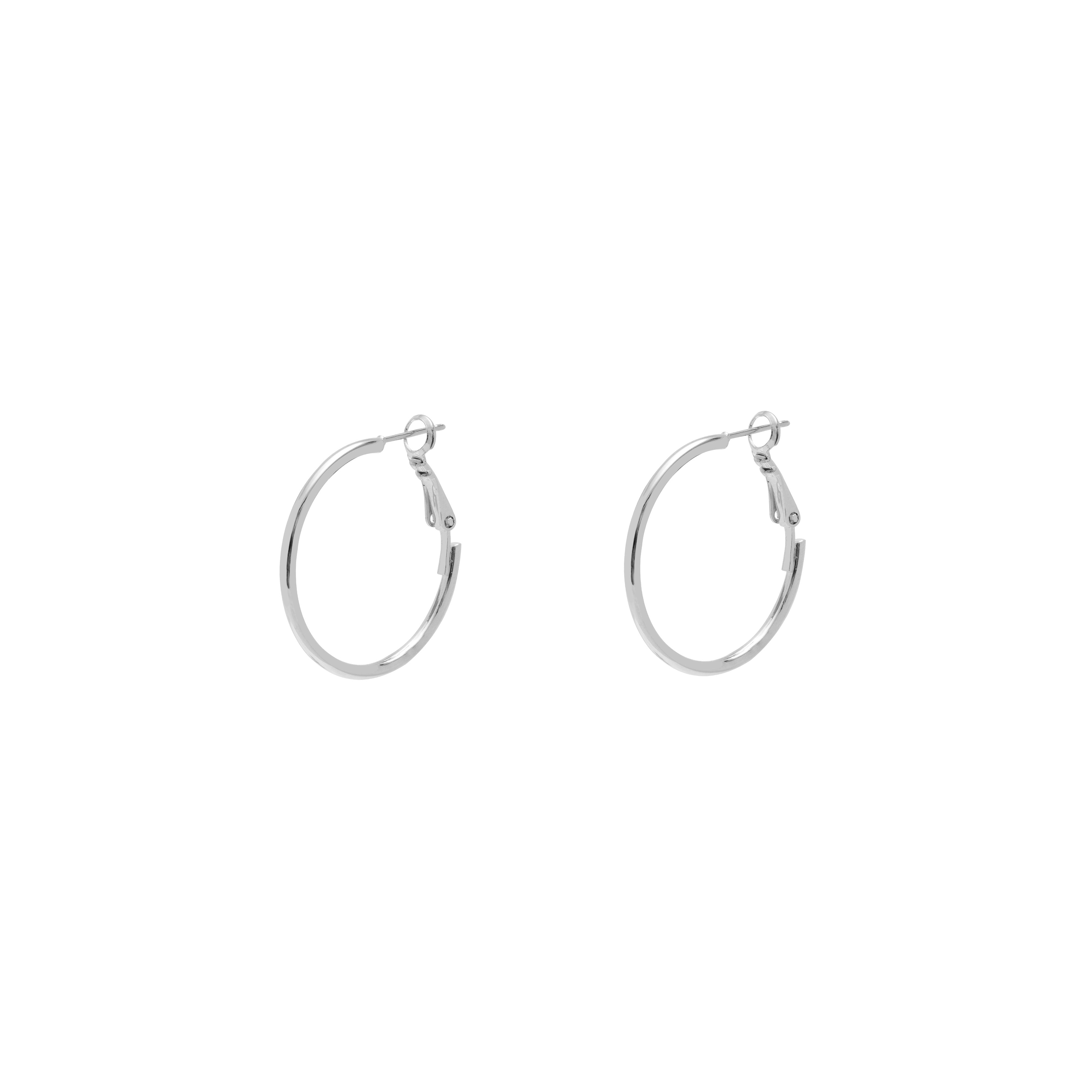 Plain fashion hoop earrings