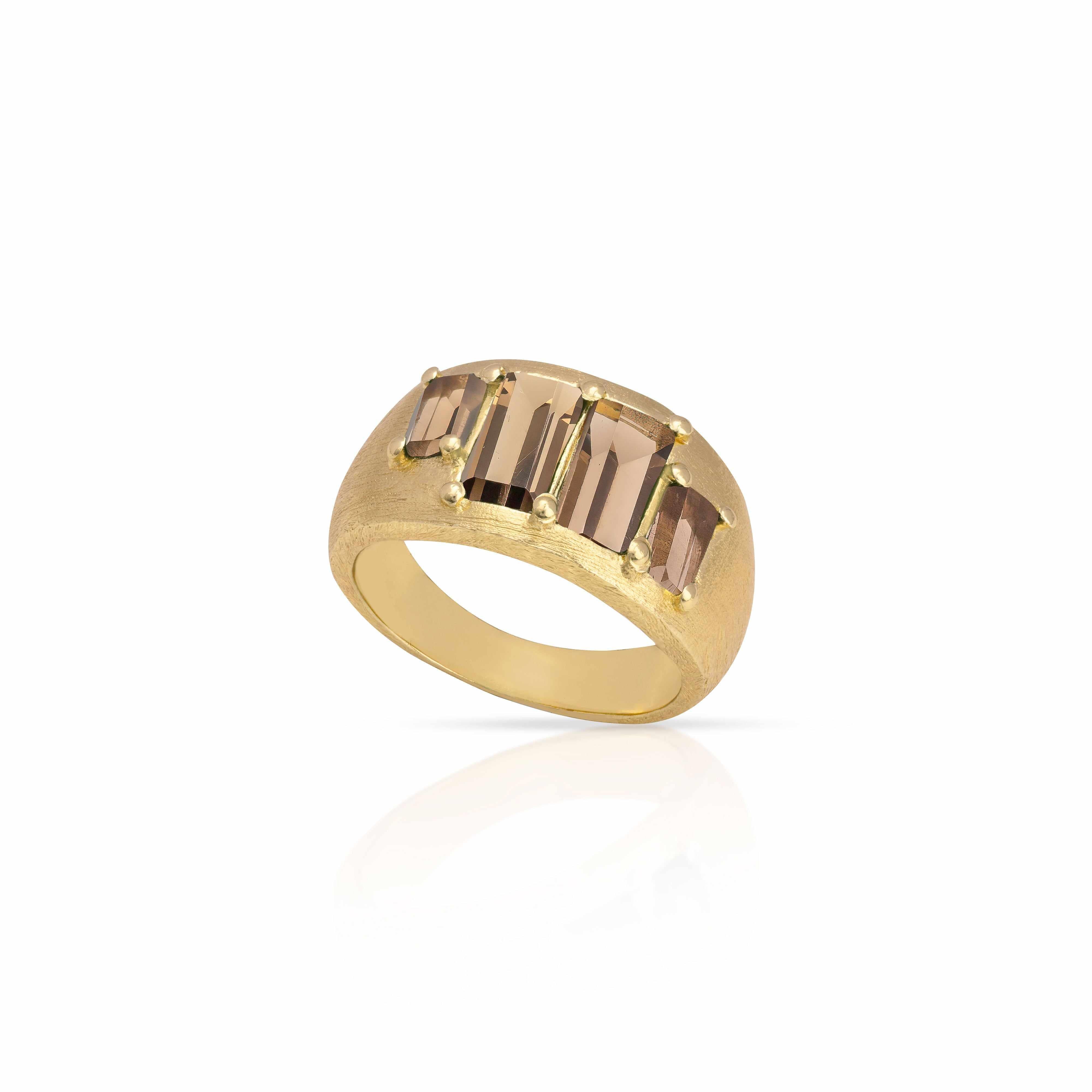 Gold Sirine precious stone ring - Jewellery | Mezi | MEZI