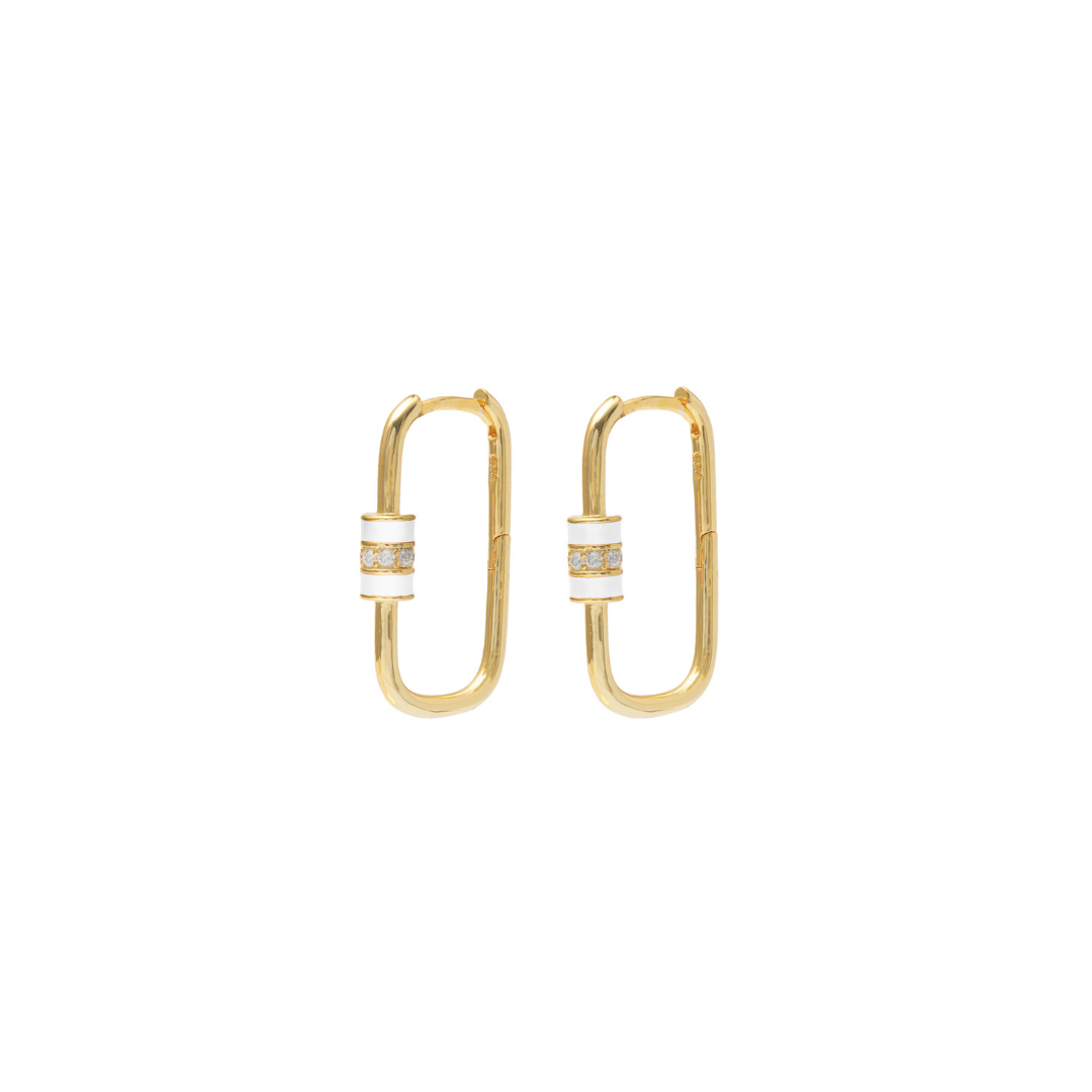 Desperada enamel rectangle hoops