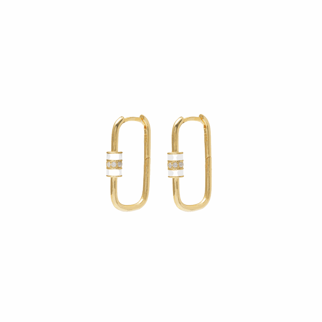 Desperada enamel rectangle hoops