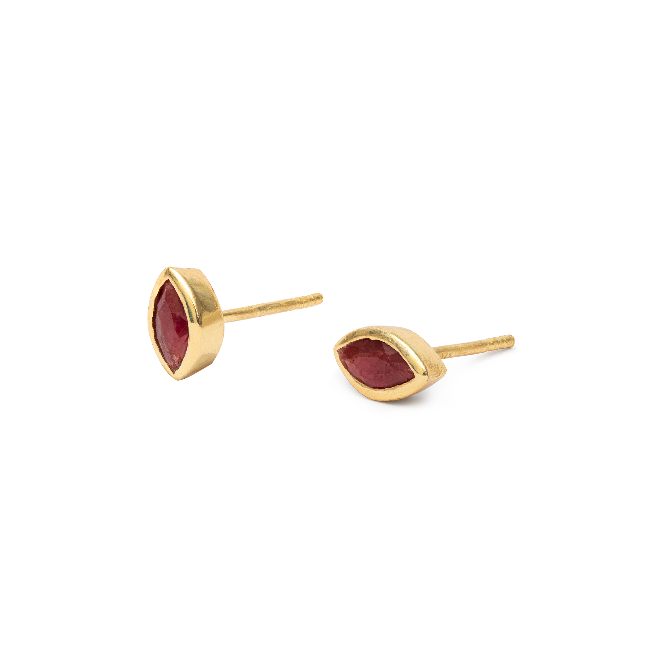 Louna diamond semi precious studs