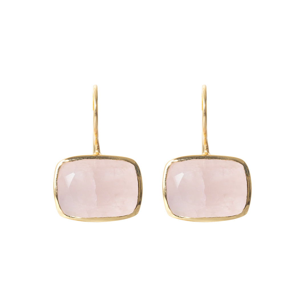 Cecilia semi-precious gold earrings