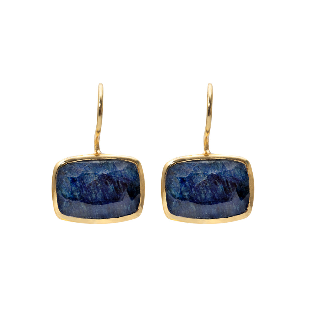 Cecilia semi-precious gold earrings