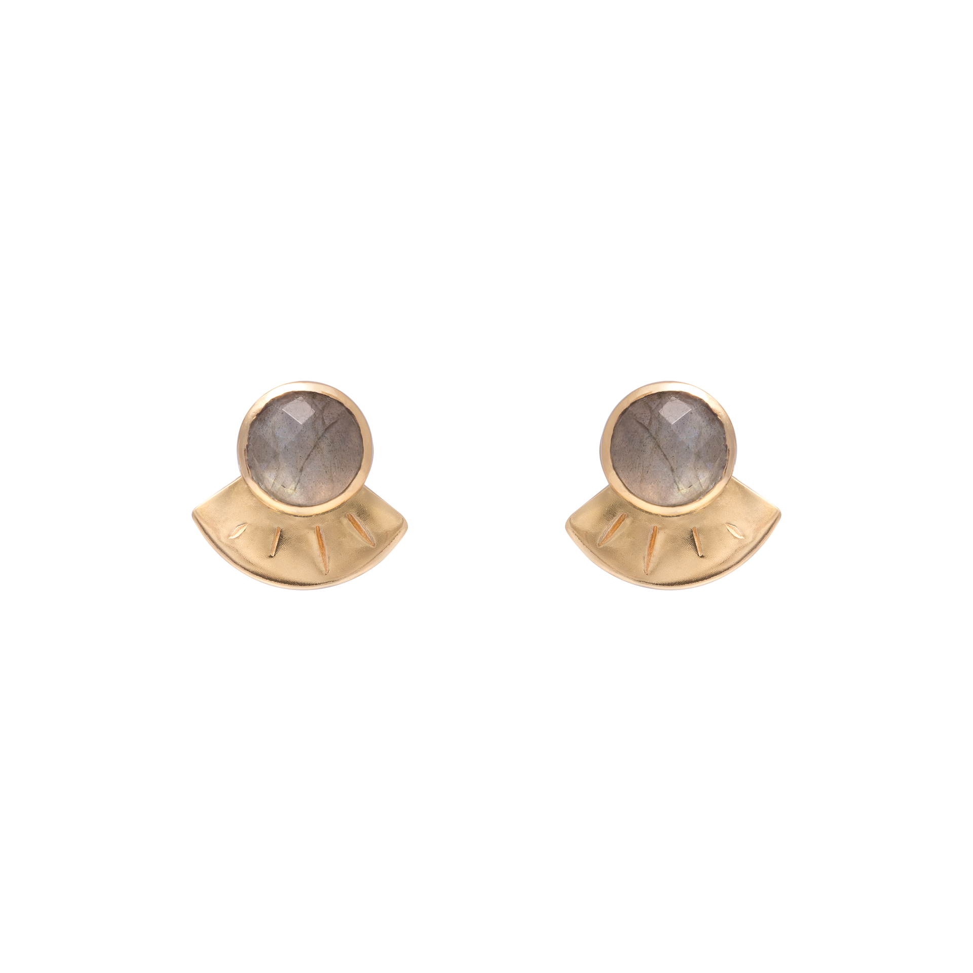 Melosa gold semi precious studs