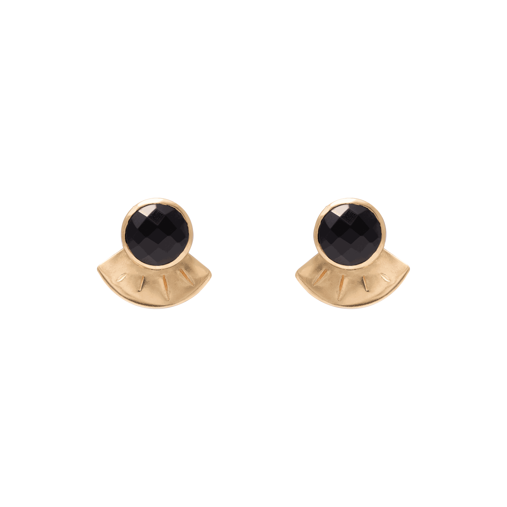 Melosa gold semi precious studs