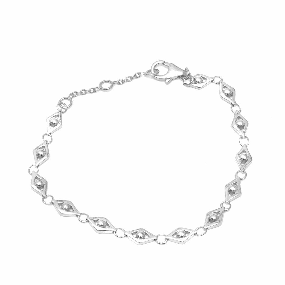 Vito Multiple Evil Eye Bracelet Gold Plated | MEZI | MEZI