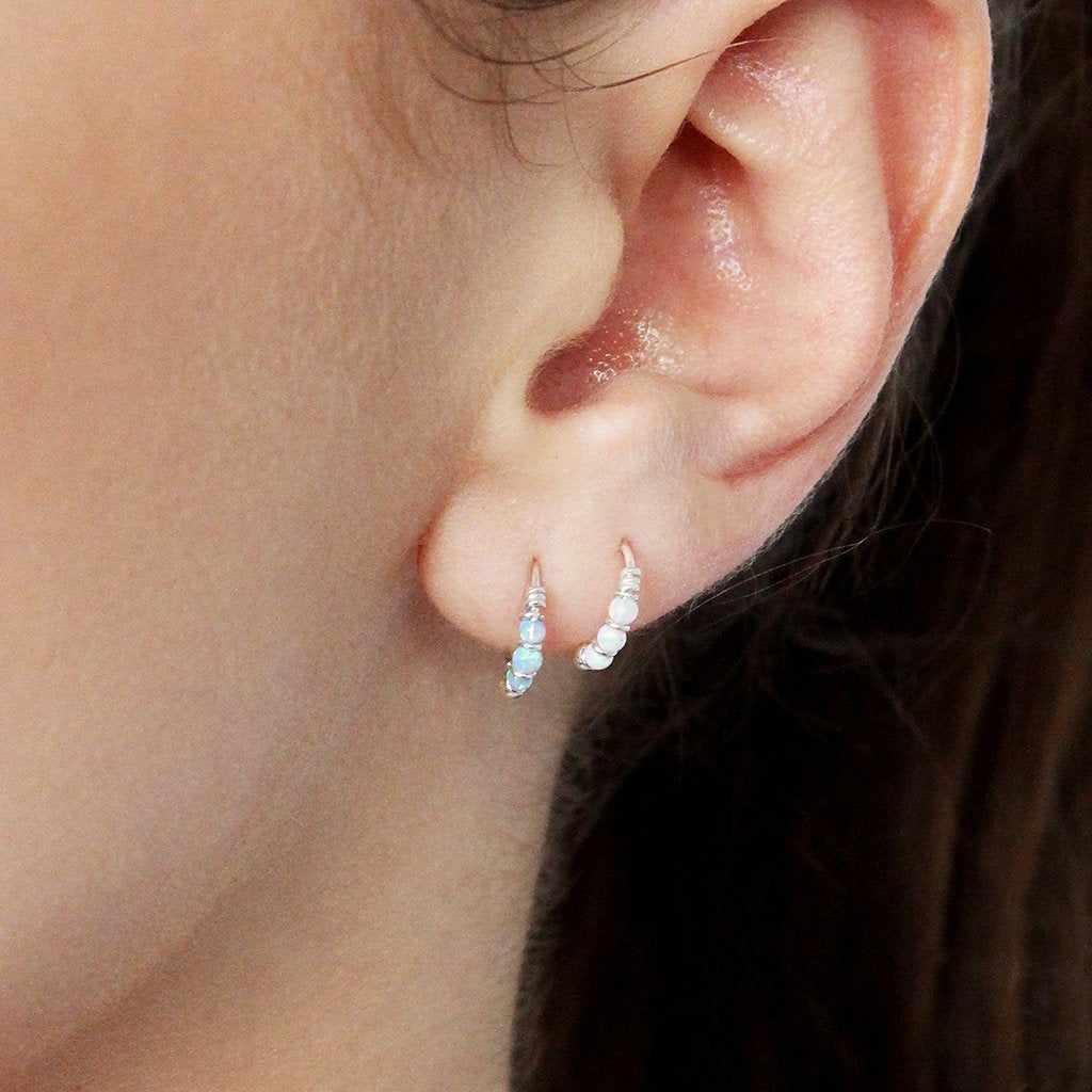 Lily opalite sleeper earring