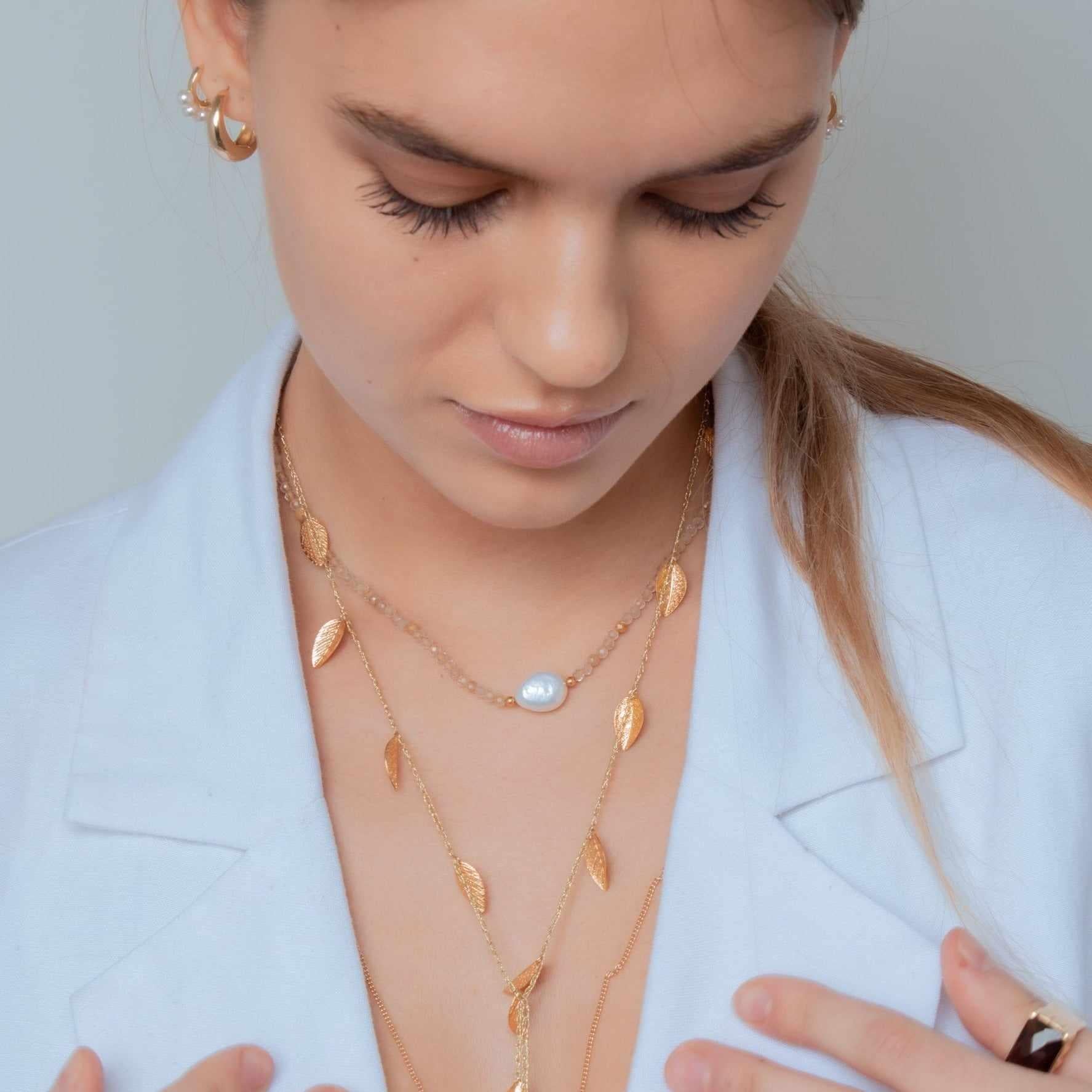 Maja Gold Natural Precious Stones | MEZI