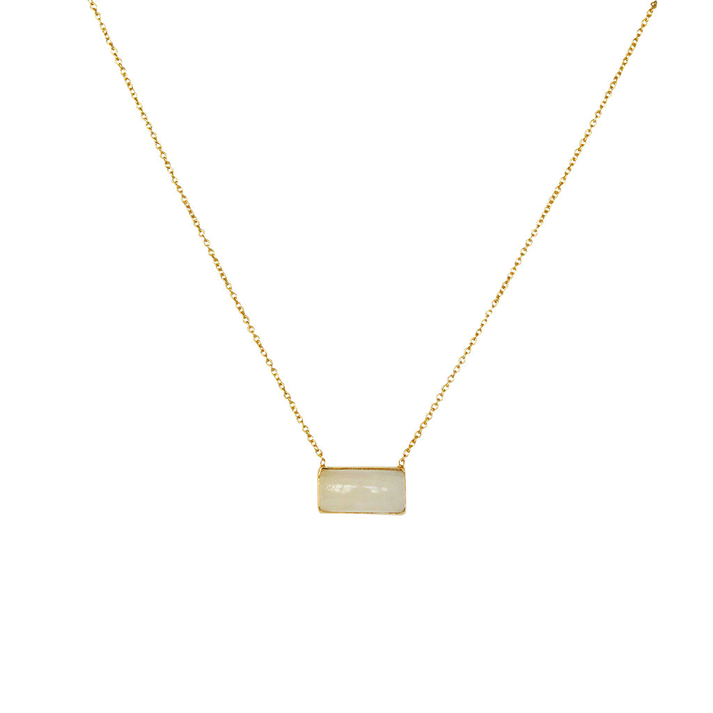 Kyri semi precious gold pendant