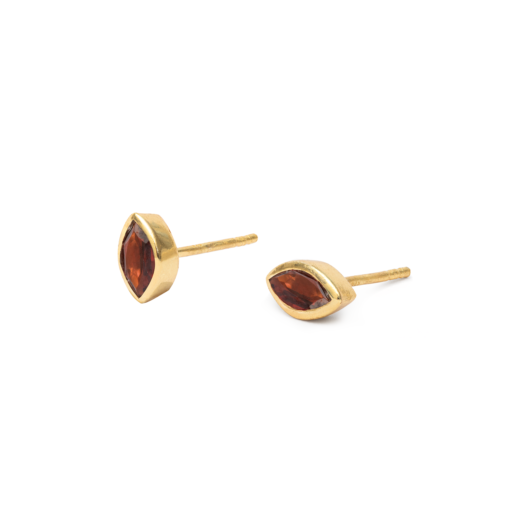Louna diamond semi precious studs