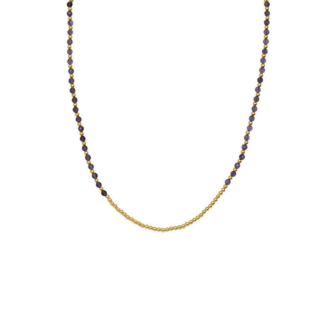 Raegan II precious stone necklace