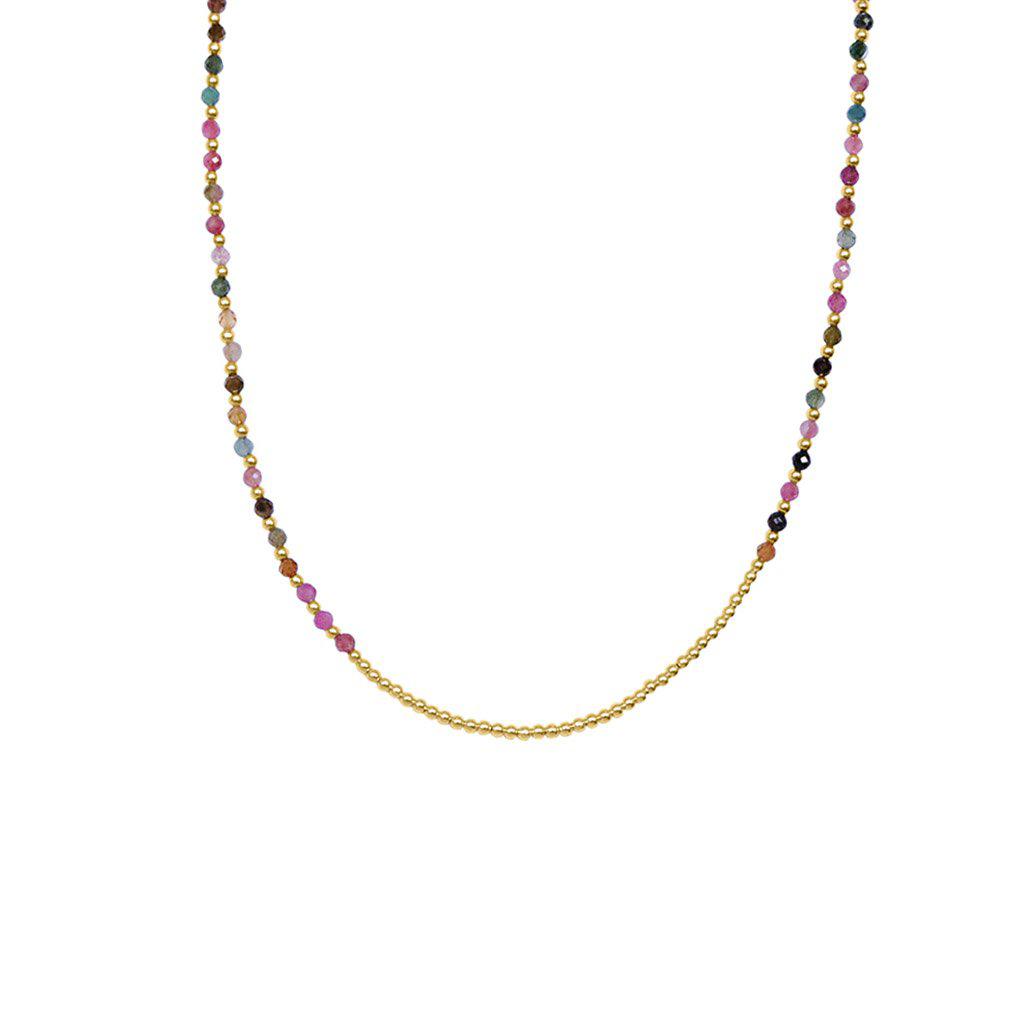 Raegan II precious stone necklace