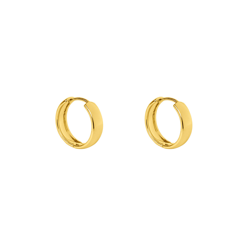 Mezi 14K Gold Plated Roan Hoop Earrings | Jewellery | MEZI | MEZI