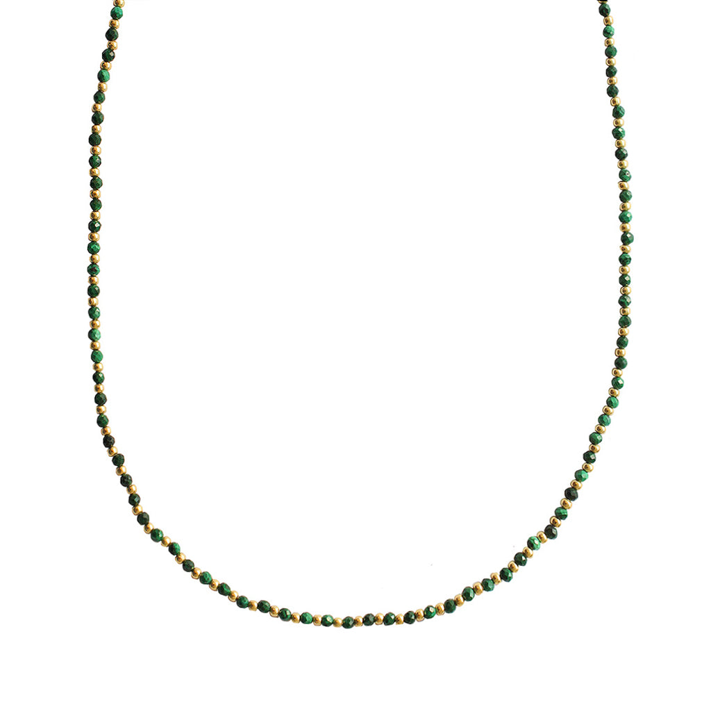 Raegan Precious Stone Necklace For Women Raegan Gold Plated | MEZI