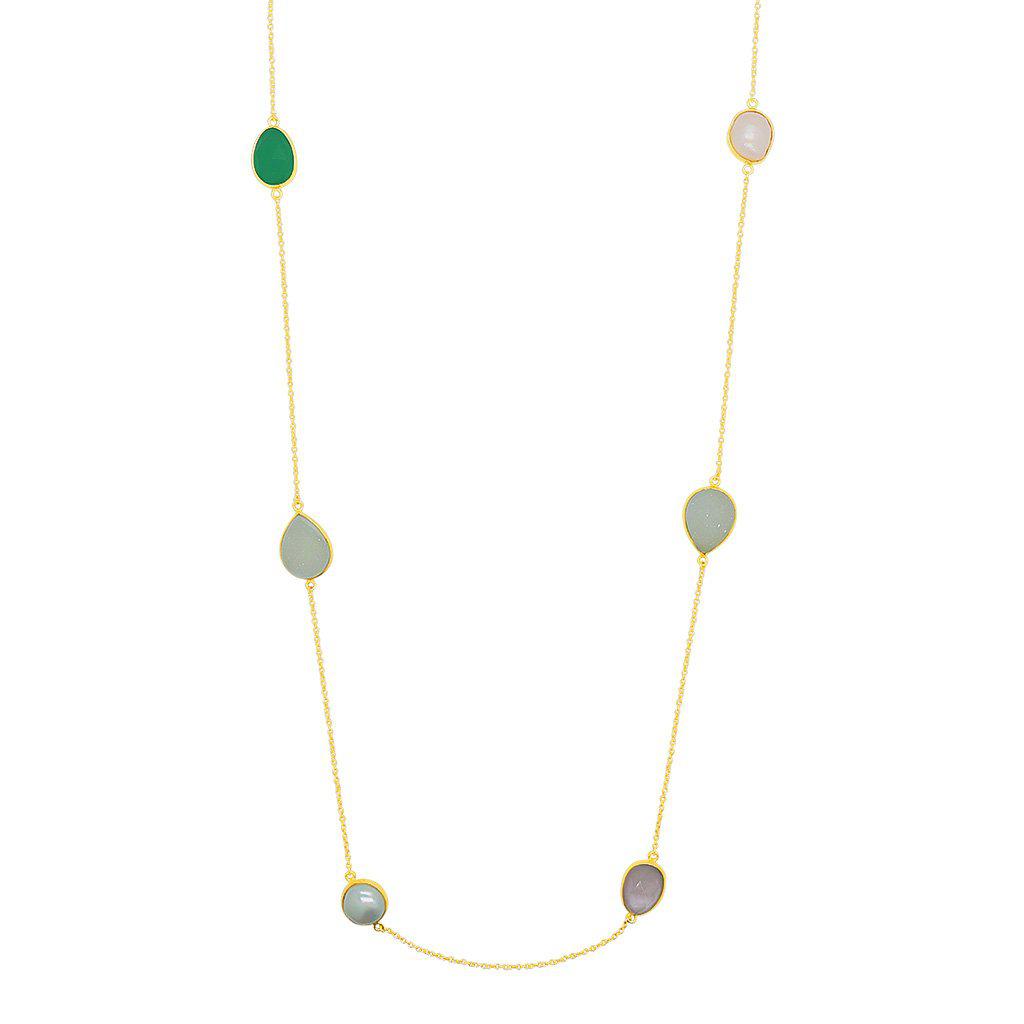 Alisha semi-precious stone necklace