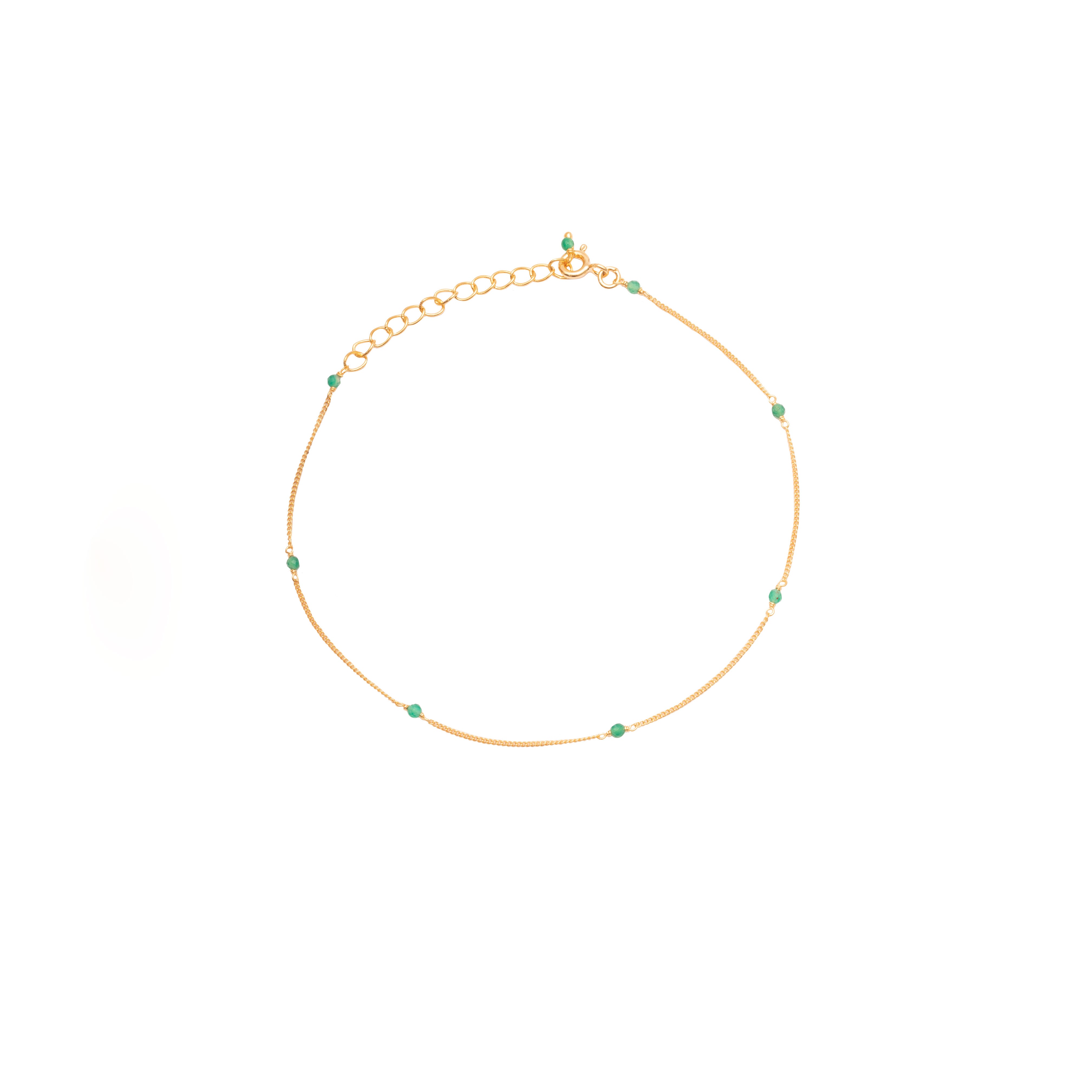 Amalia Gold Natural Stone Bracelet | MEZI