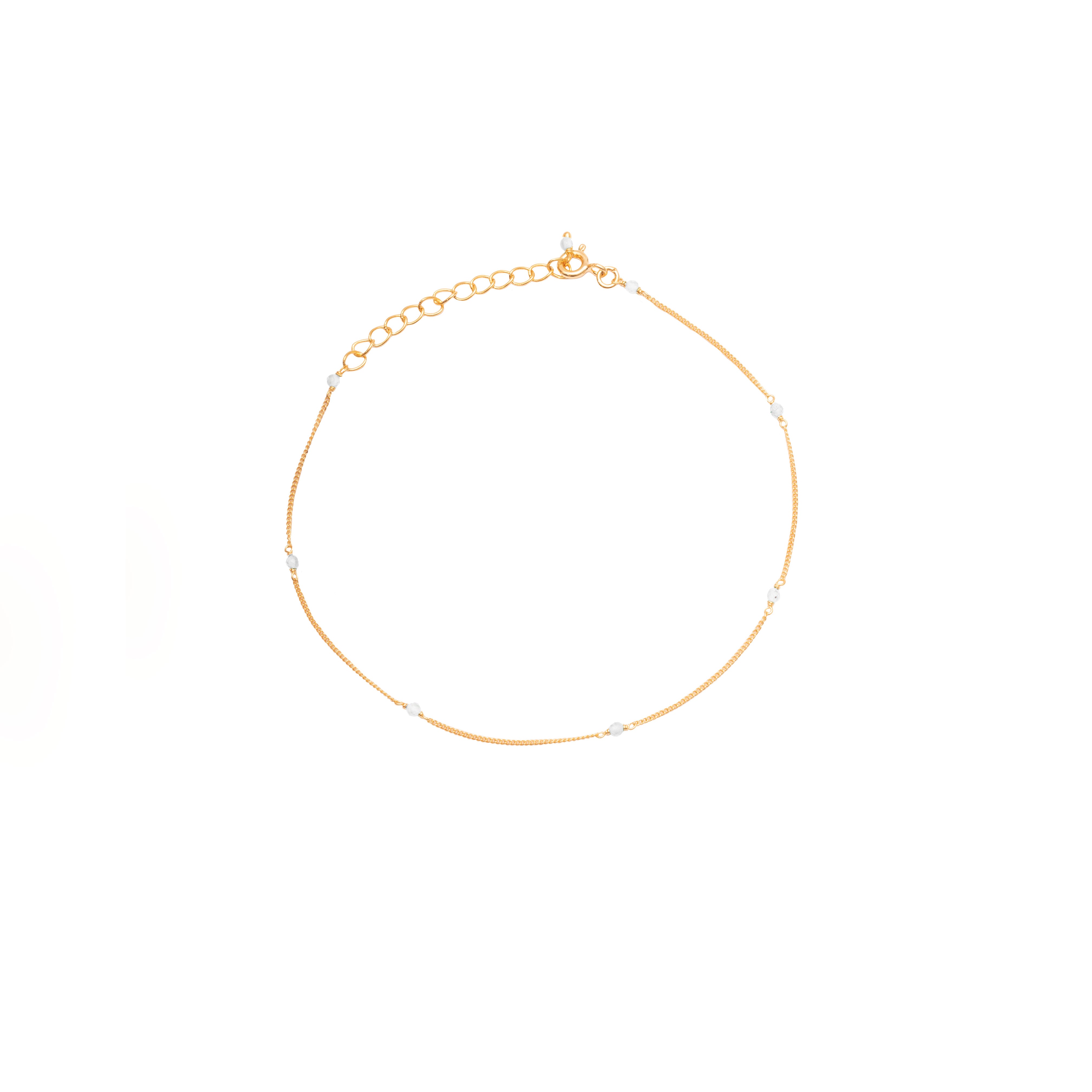 Amalia Gold Natural Stone Bracelet | MEZI