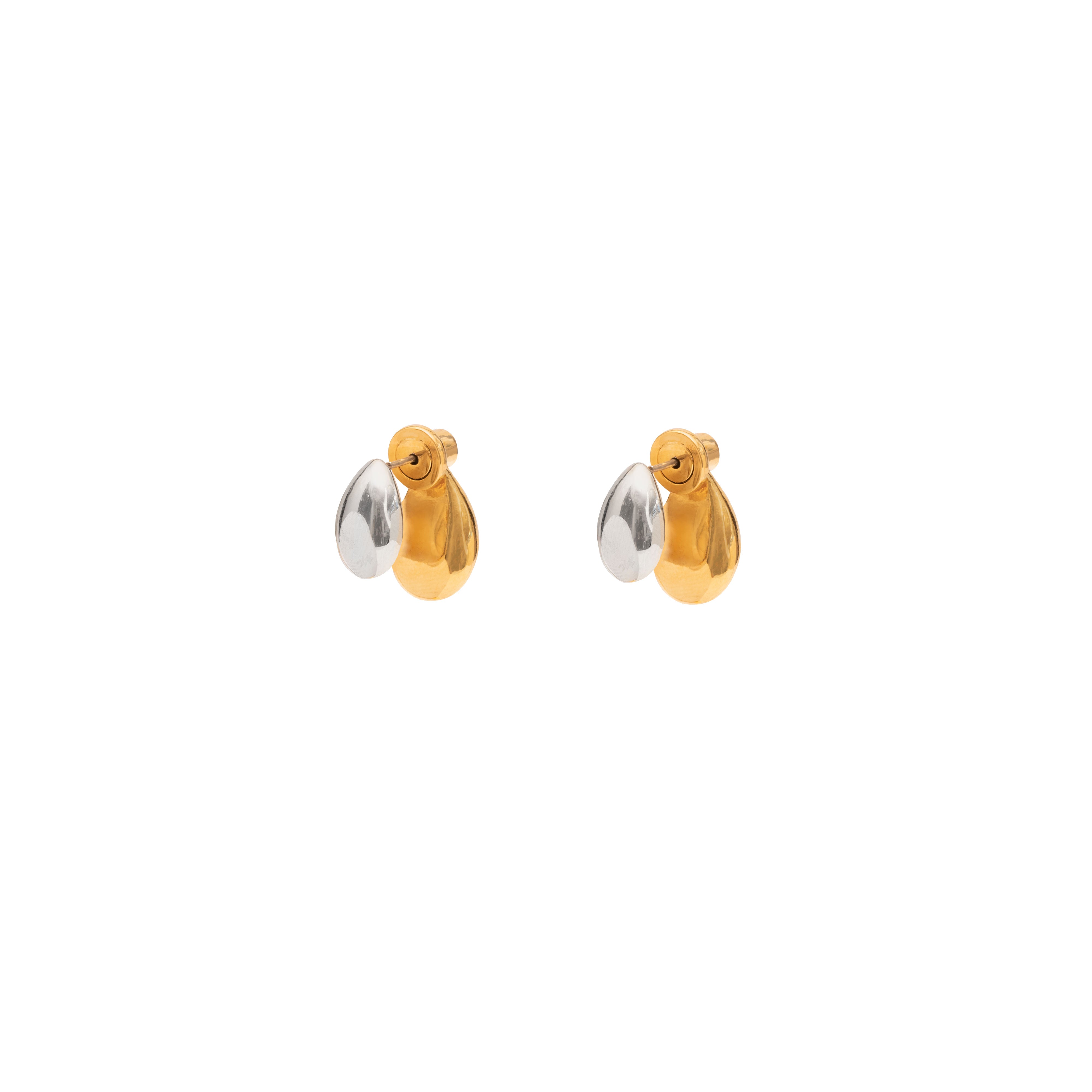 Flynn double tear drop earrings | MEZI