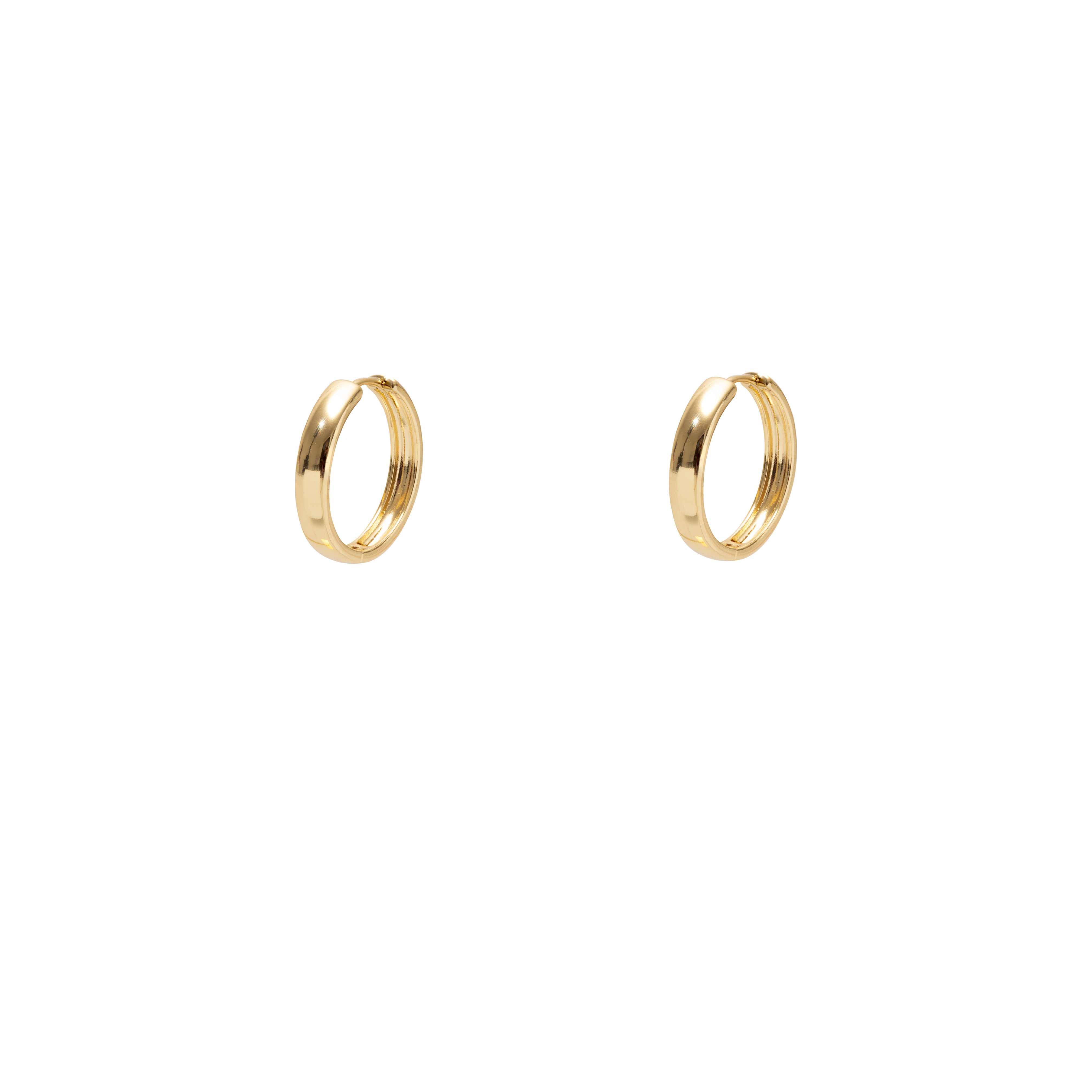 Mezi 14K Gold Plated Joana Large Hoop Earrings | Jewellery | MEZI | MEZI