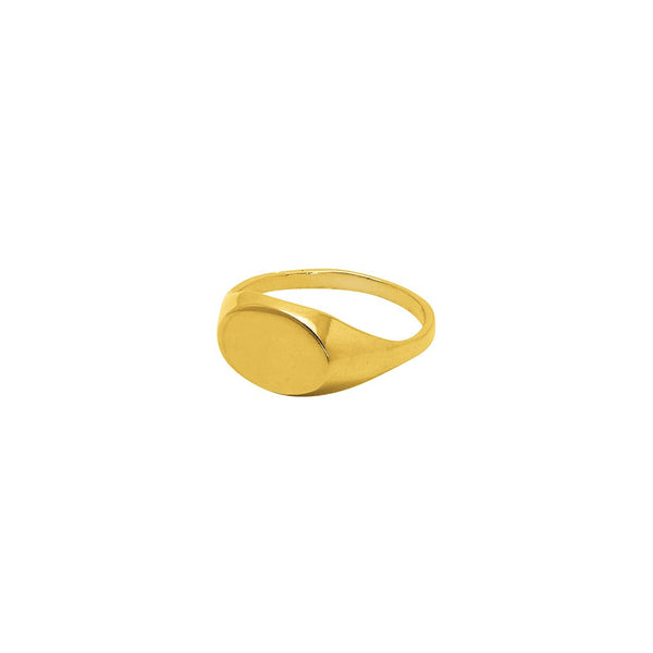 Kalia 2 micron gold signet ring