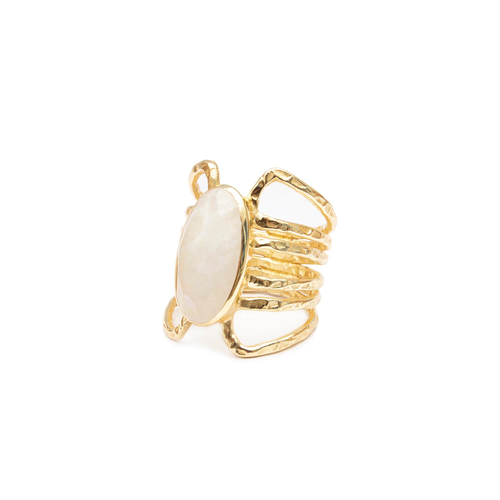 Zoya semi-precious gold ring | MEZI