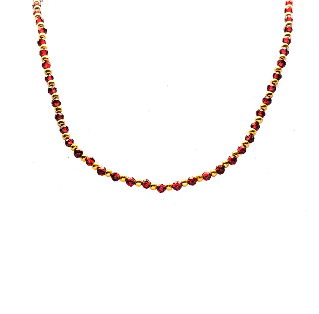Raegan Precious Stone Necklace For Women Raegan Gold Plated | MEZI