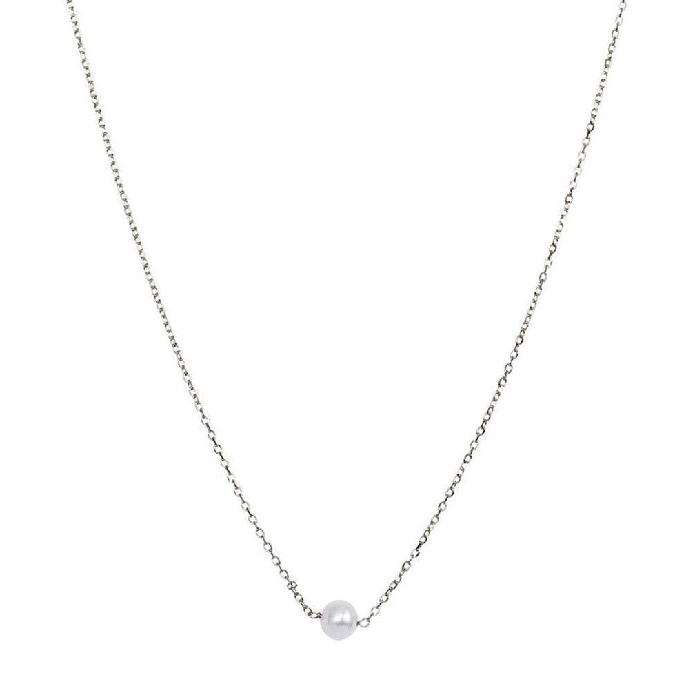 Poet freshwater pearl pendant