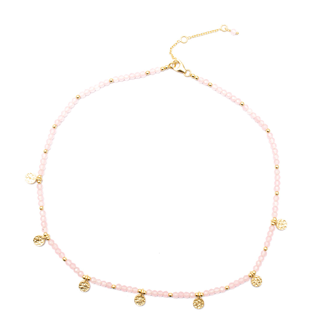 Toti gold vermeil semi precious necklace