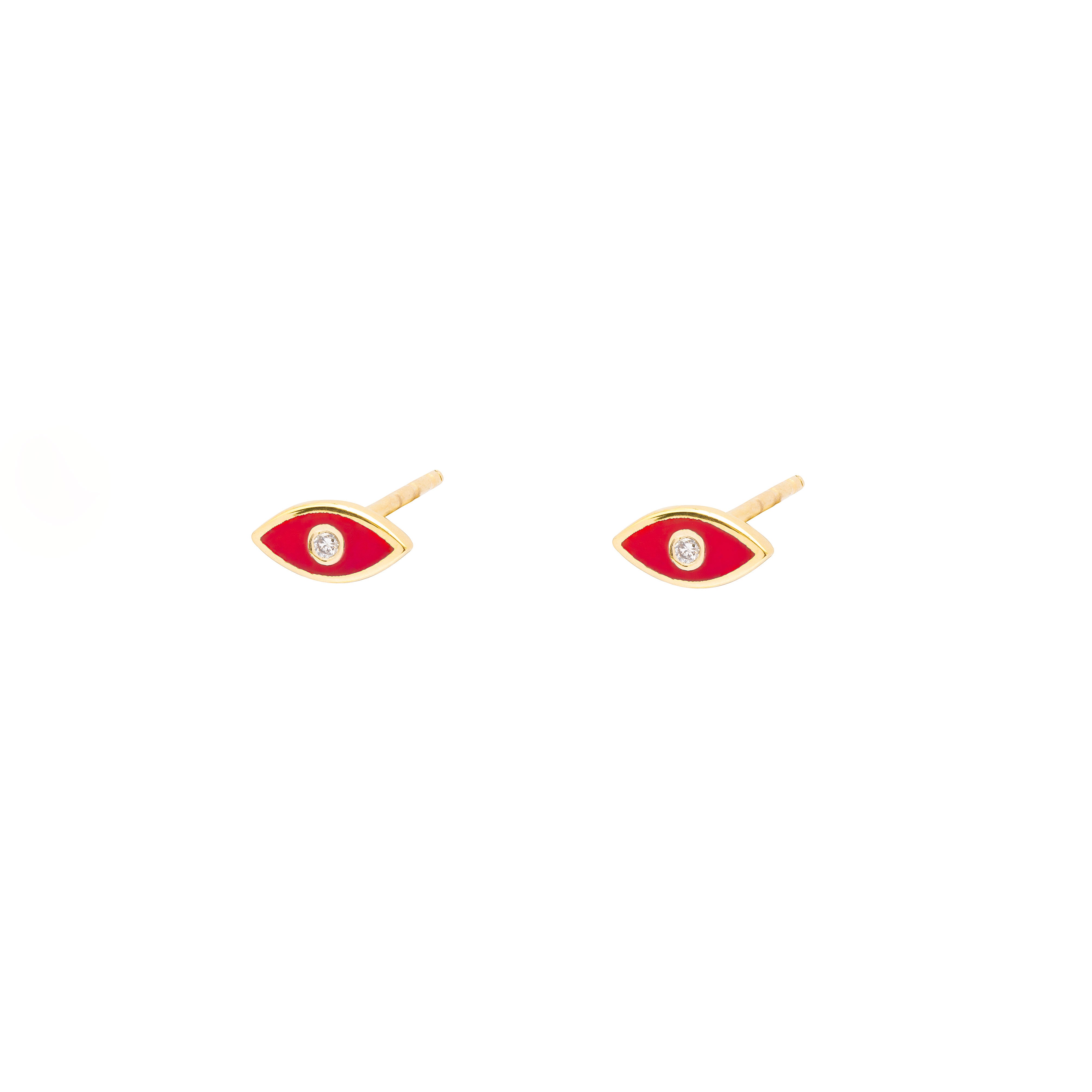 10K Gold Diamond Stud Earrings - Jewellery | Mezi | MEZI