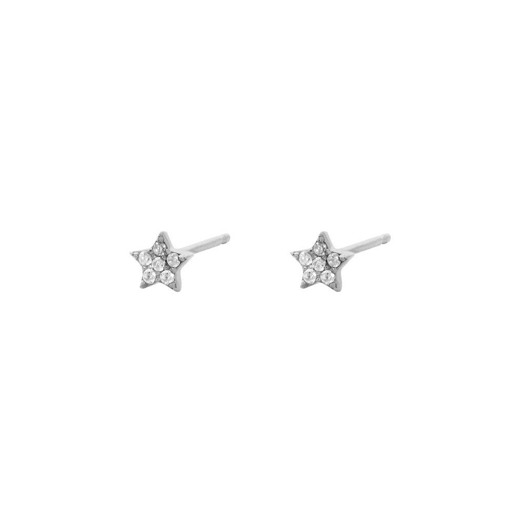 Star mini crystal studs