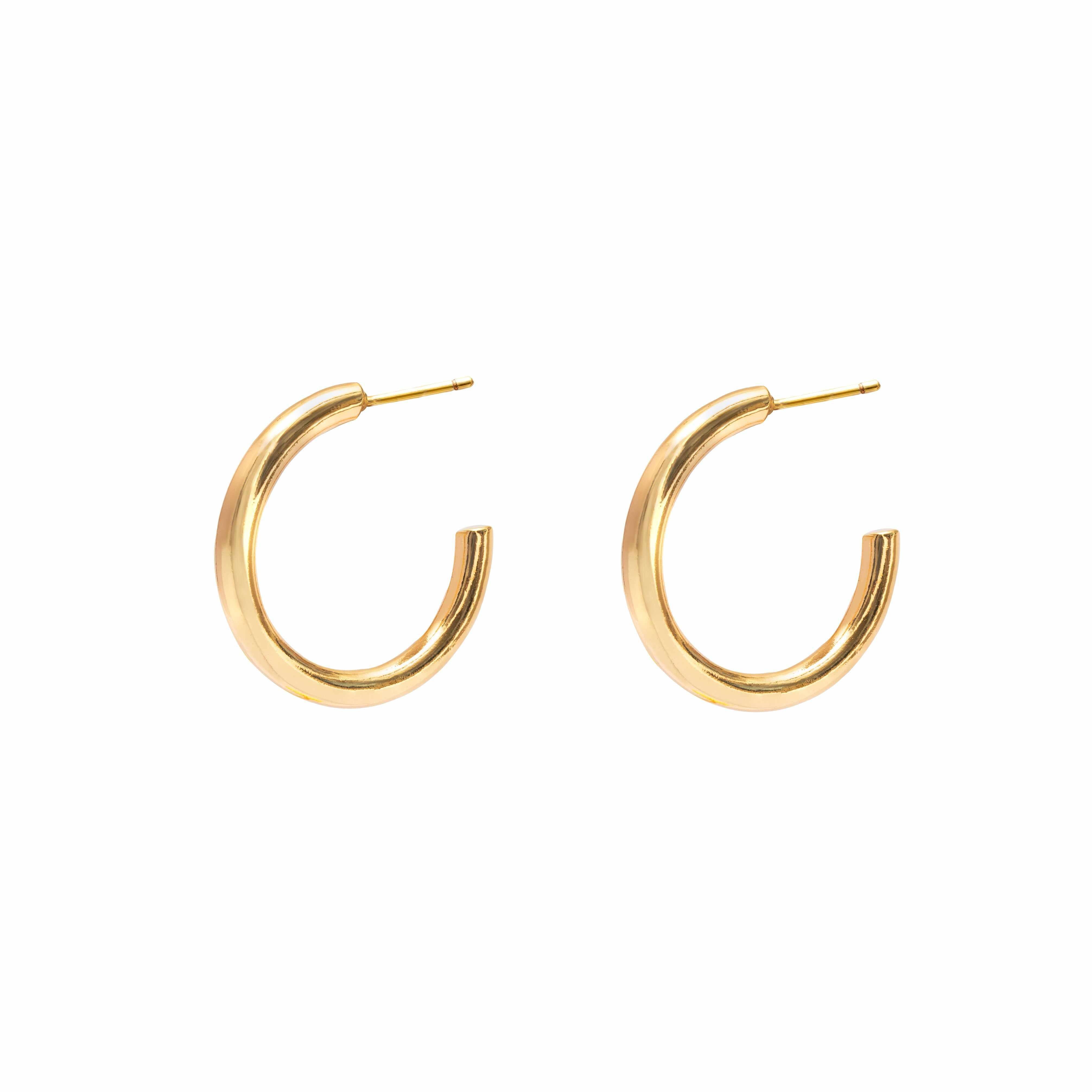 Rocio gold filled hoop earrings