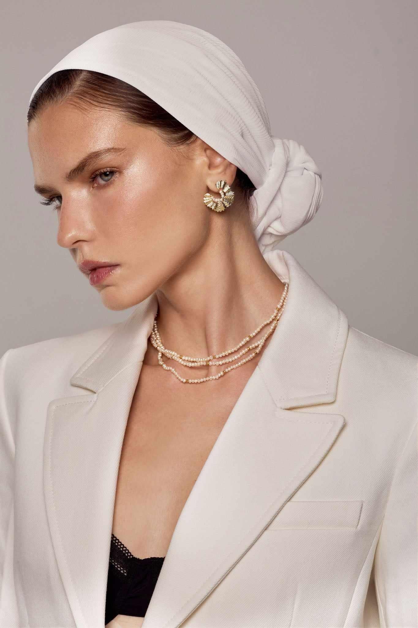 Styling Gold Hoops with Pearl Jewellery for Autumn Events