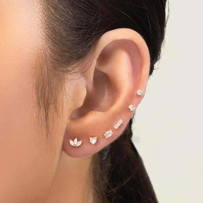 Solid Gold Earrings