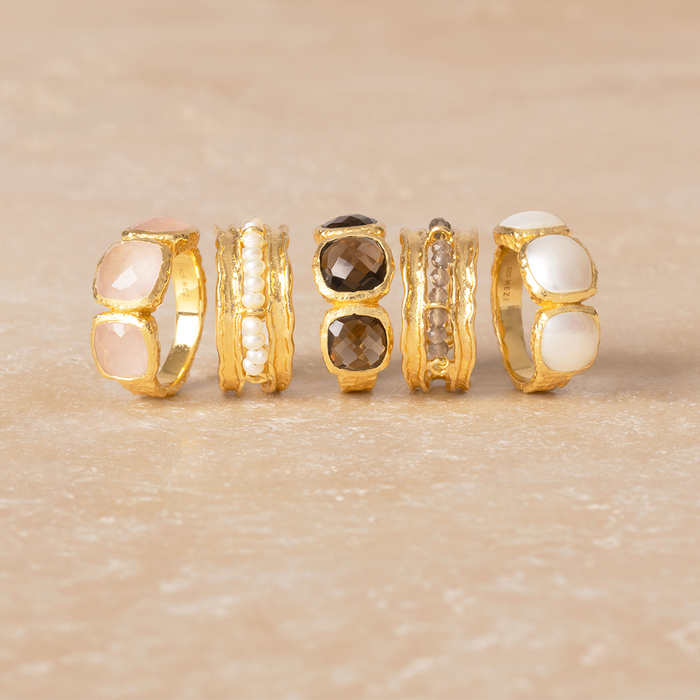 Semi-Precious Rings