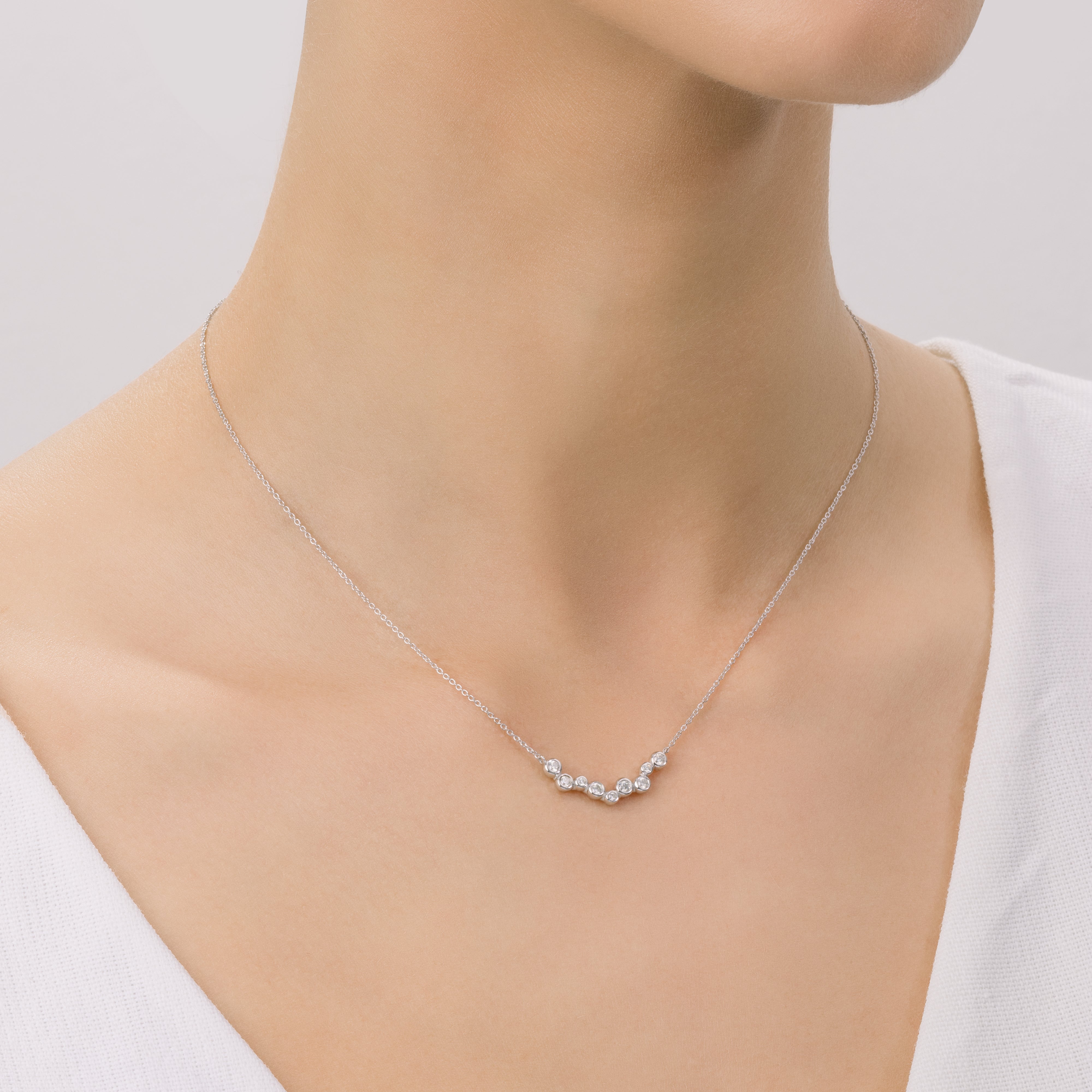 Brilliant Necklace Moissanite