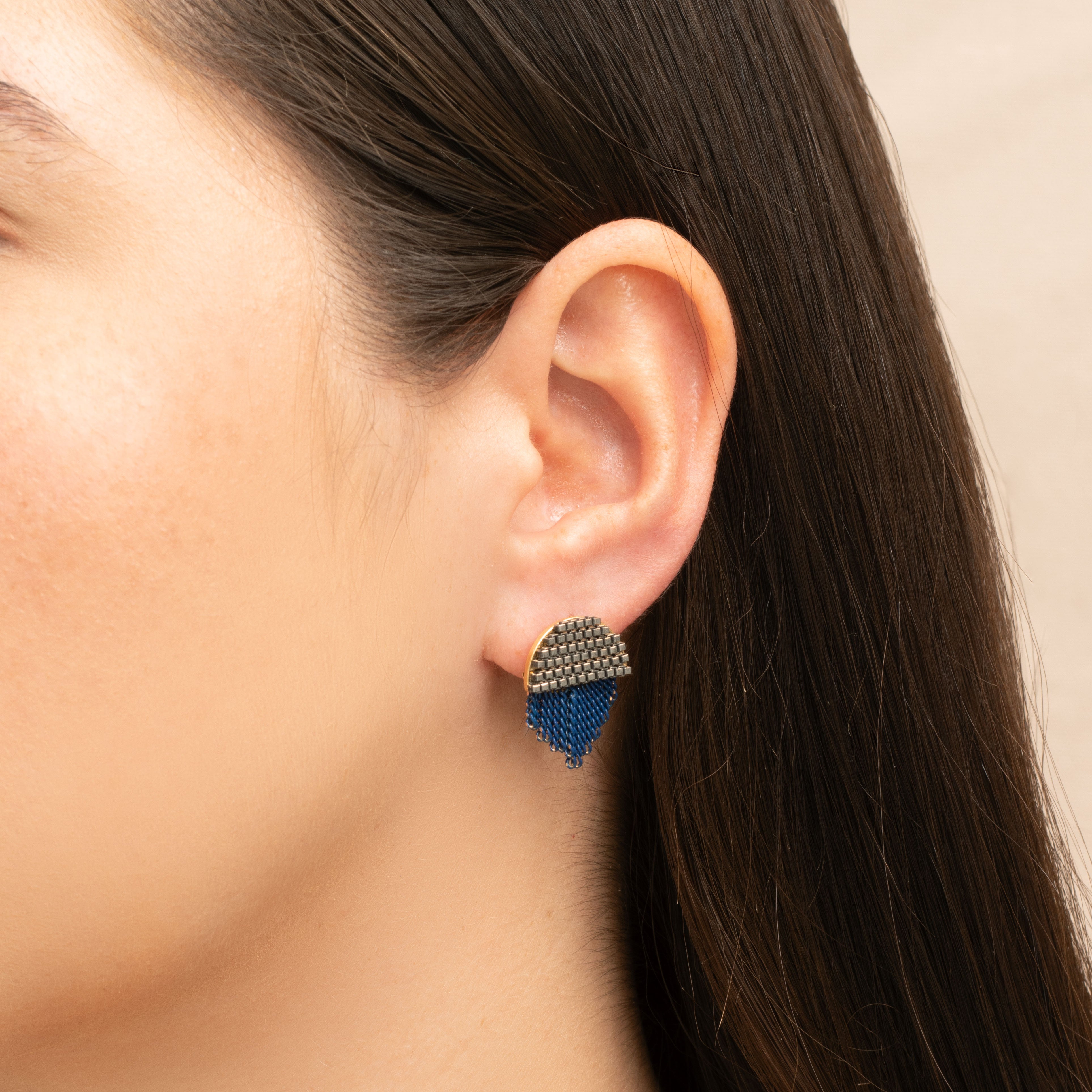 Twyla tassel stud earrings | MEZI