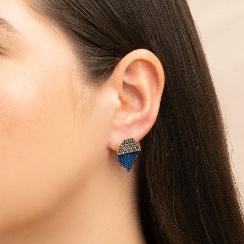 Twyla tassel stud earrings