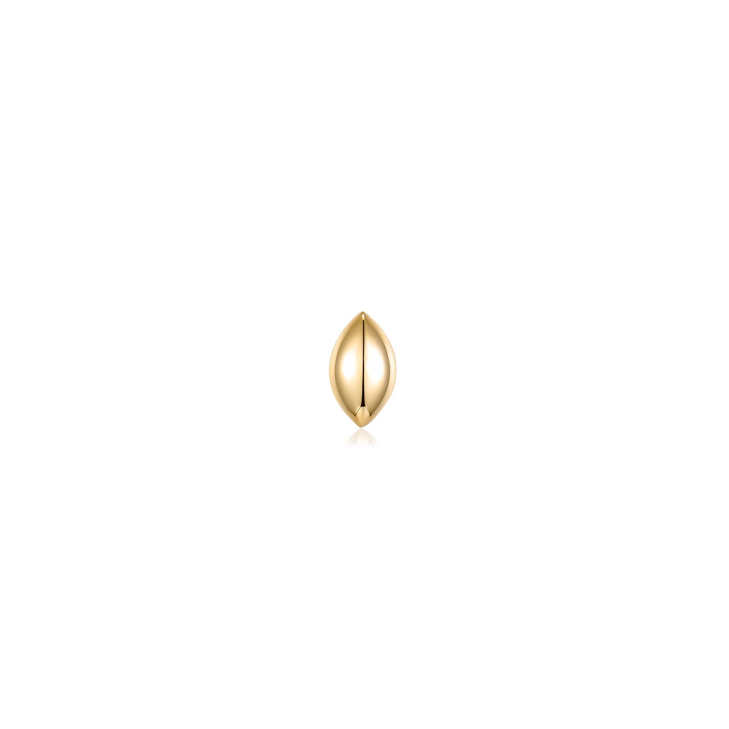Samara Stud Earring – 14K Solid Gold Flat Back Labret
