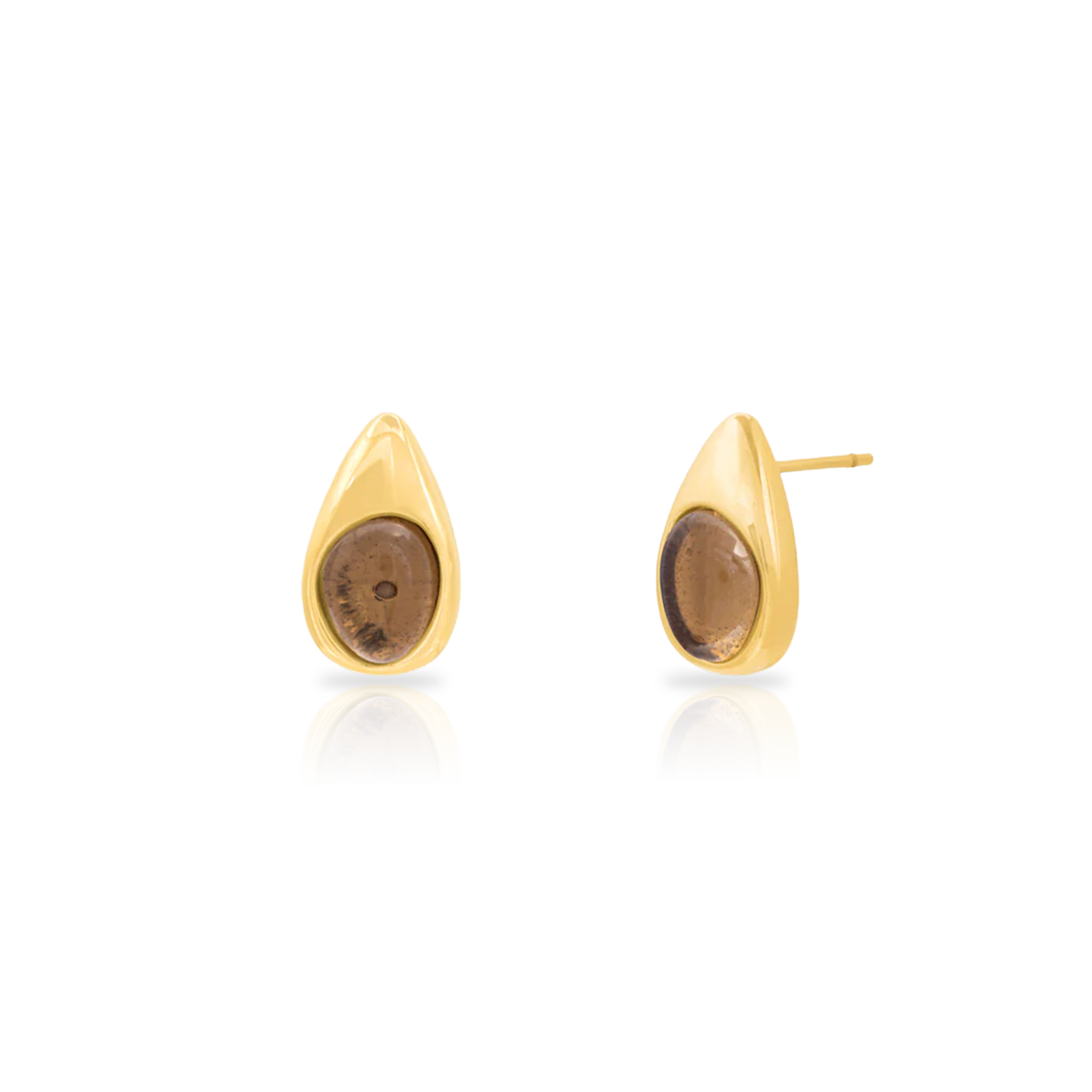 Anahi semi-precious stud earrings - waterproof