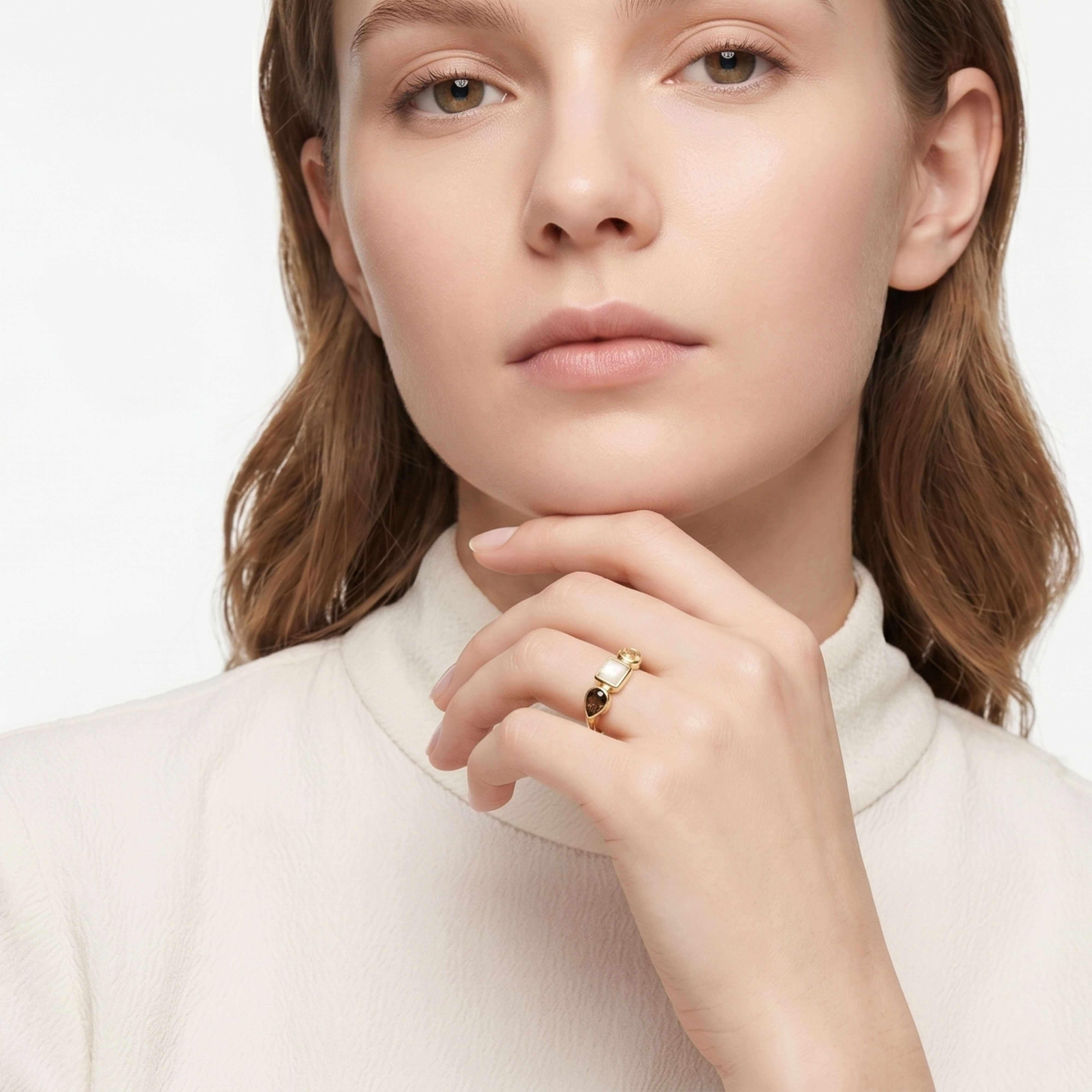 Sabine semi-precious ring
