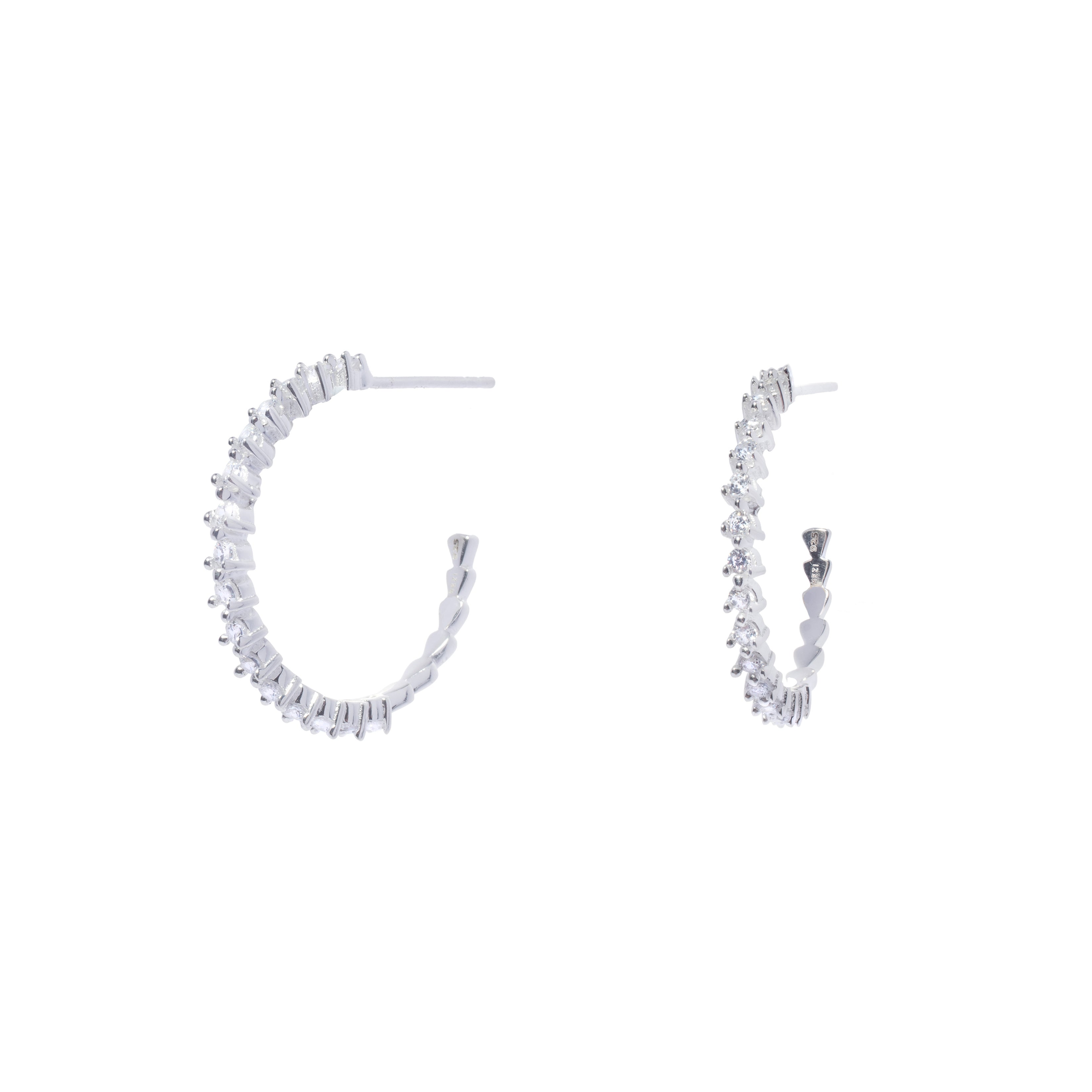 Benya crystal hoops | MEZI