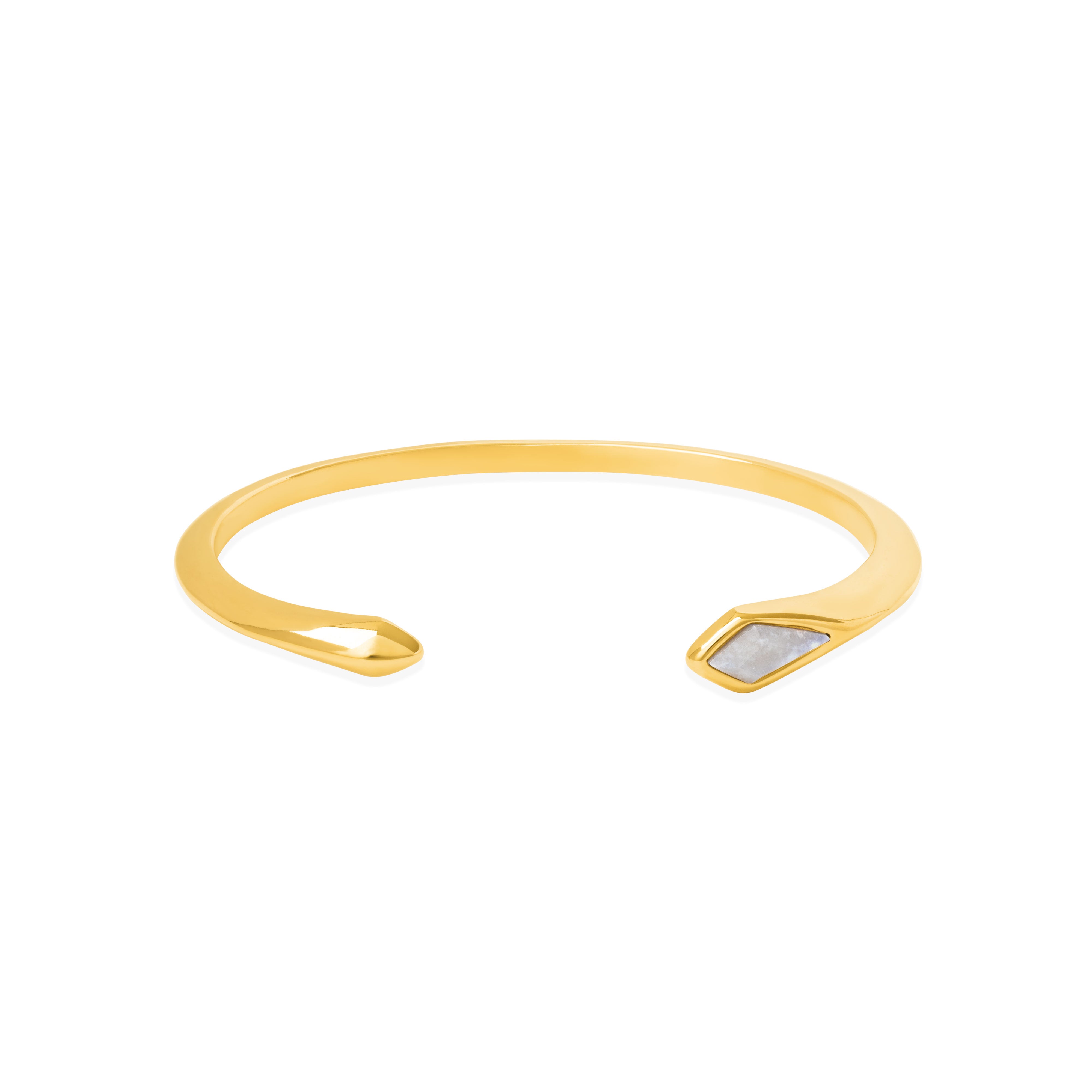 Kiyan semi-precious cuff bracelet - waterproof