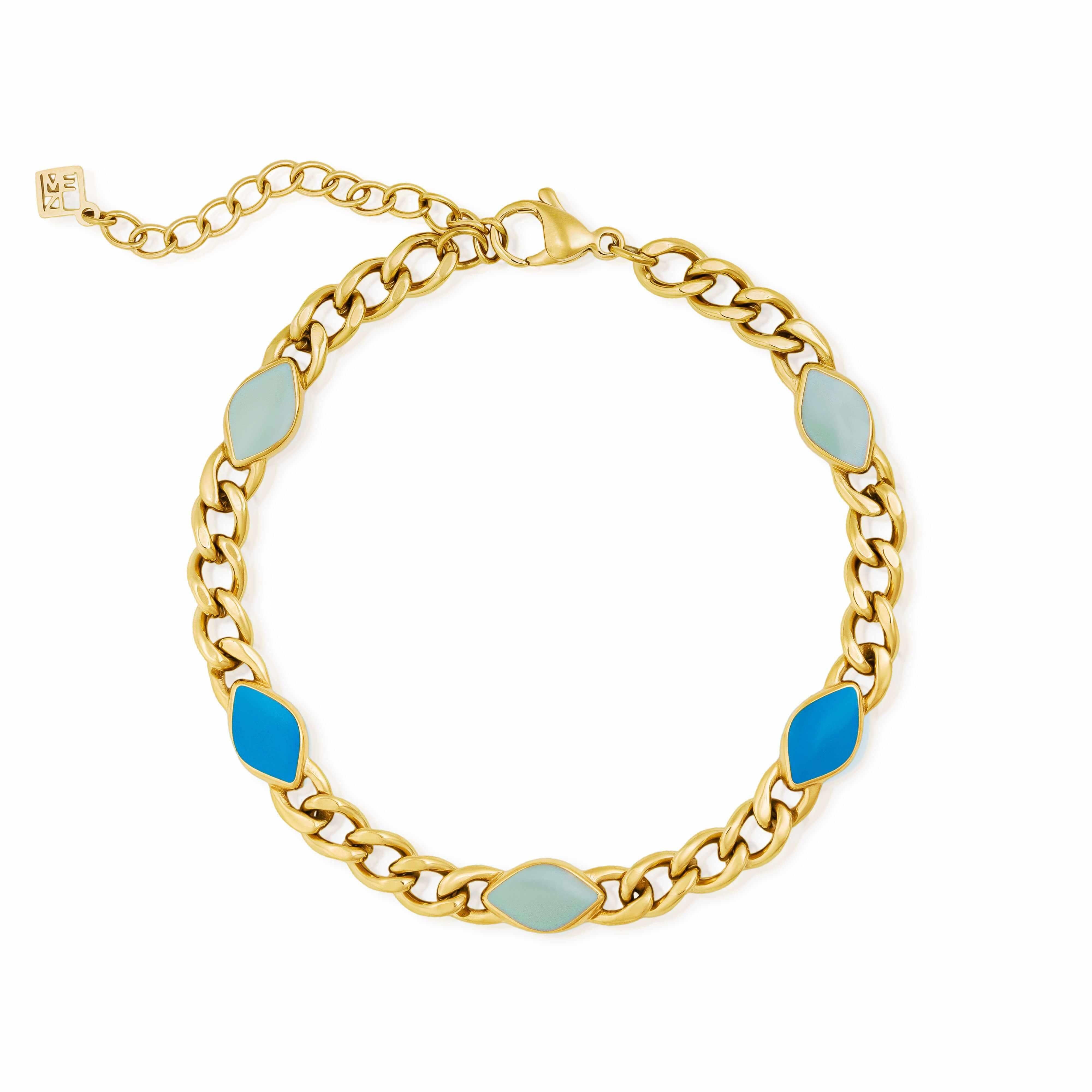 Santorini evil eye bracelet- waterproof